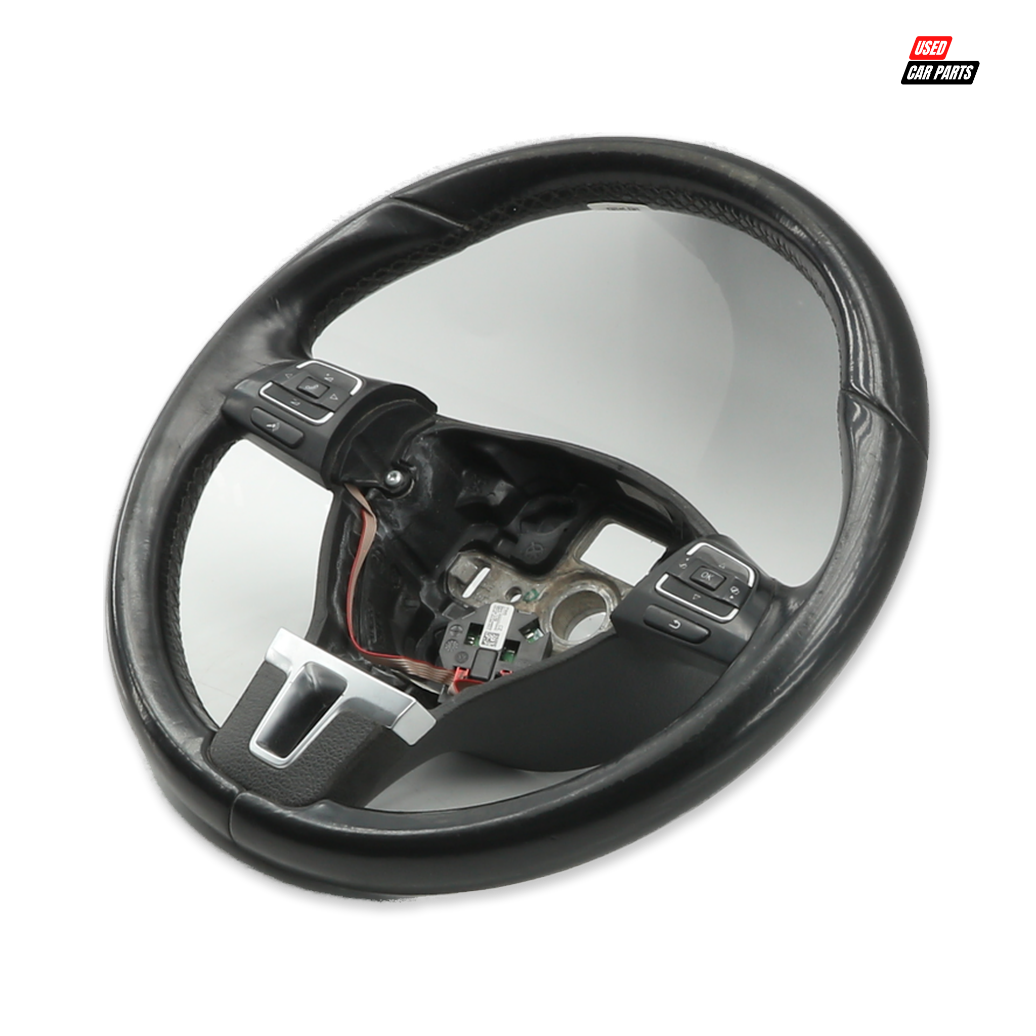 Used OEM Steering Wheel With Control (Part Number 1T0419091AC) for 2014 VOLKSWAGEN 1.4 TDI