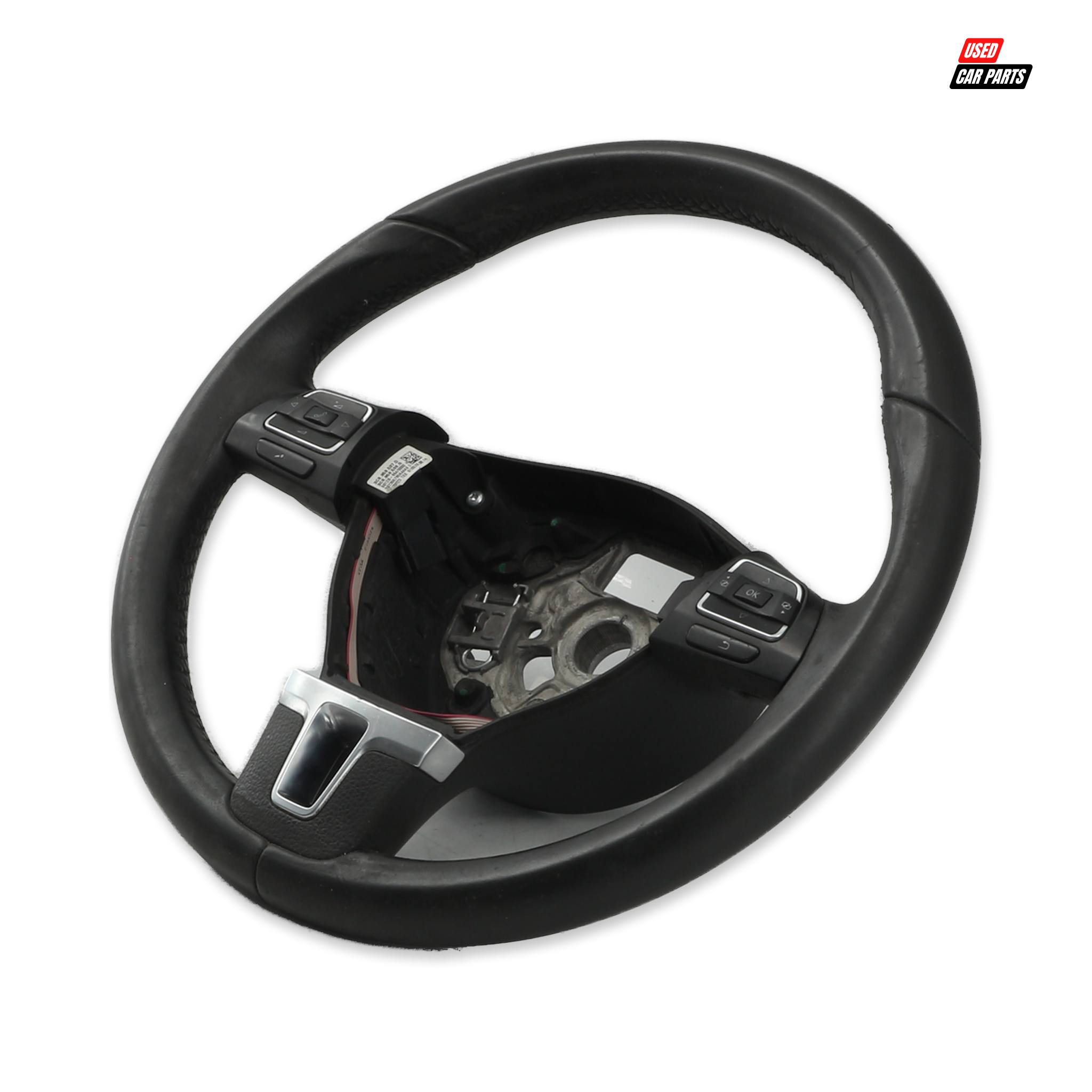 Used Steering Wheel With Control, Part Number 3063751 for 2015 VOLKSWAGEN PASSAT 1.4 TSI COMFORTLINE DSG