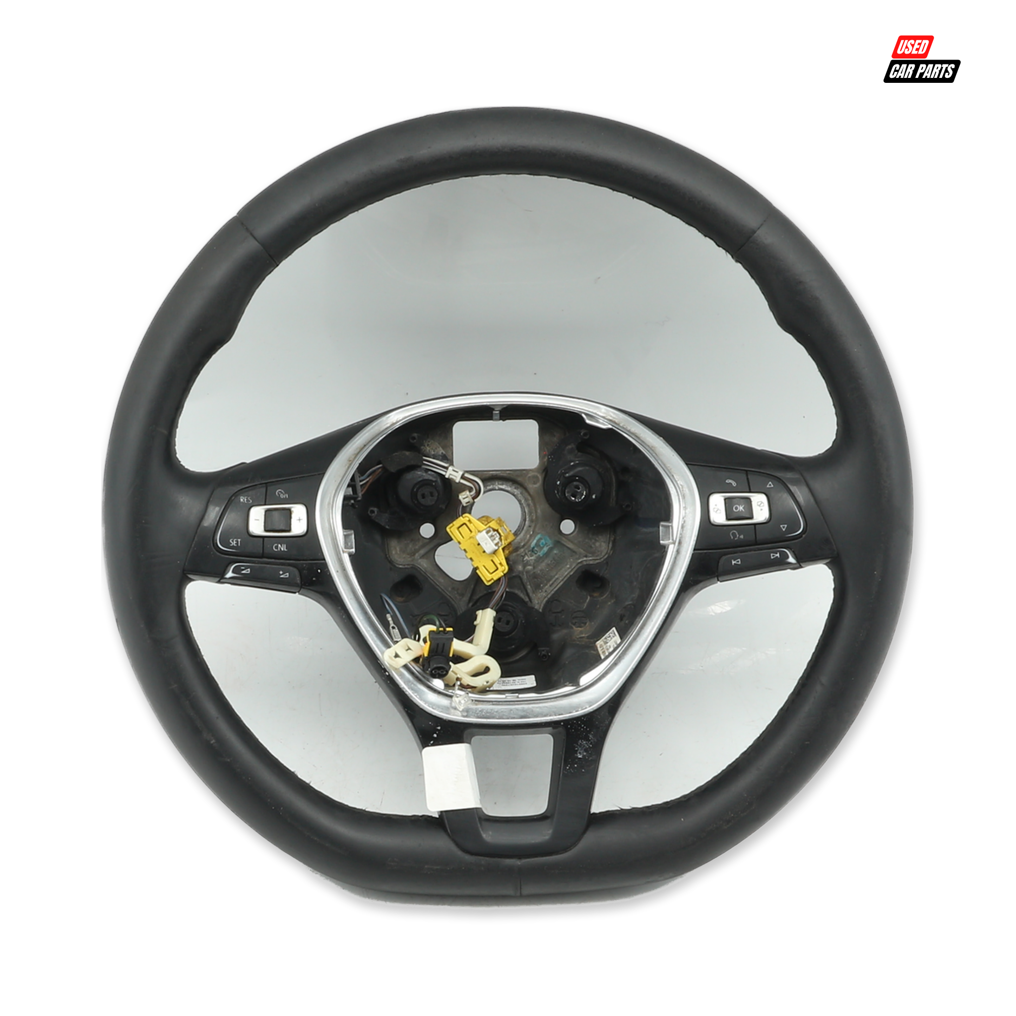 Used Steering Wheel With Control Part Number 5C0419091BL for VOLKSWAGEN JETTA GP 1.4 TSI COMFORTLINE 2015