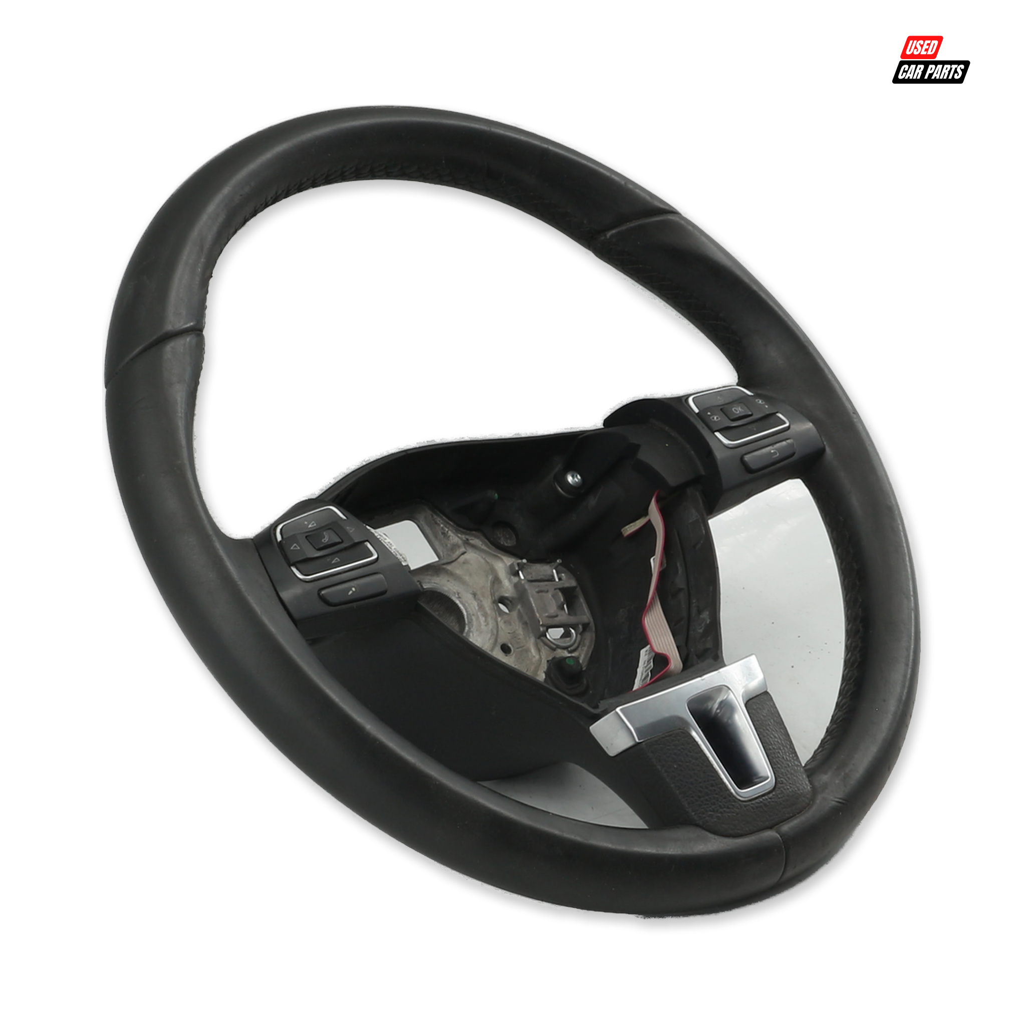 Used Steering Wheel With Control, Part Number 3063751 for 2015 VOLKSWAGEN PASSAT 1.4 TSI COMFORTLINE DSG