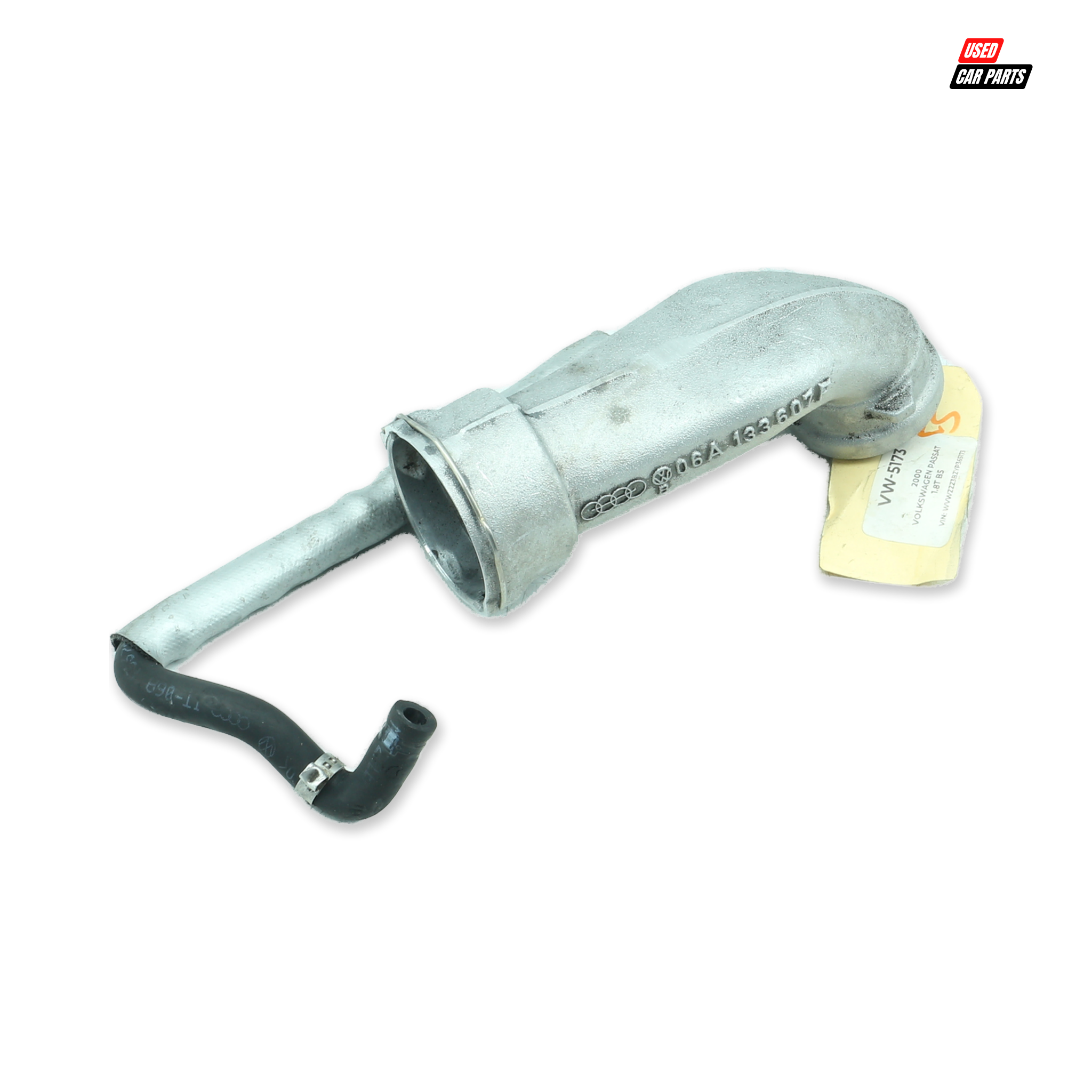 Used Turbo Intercooler Hose (Part Number 06A133607F) for 2000 Volkswagen Passat