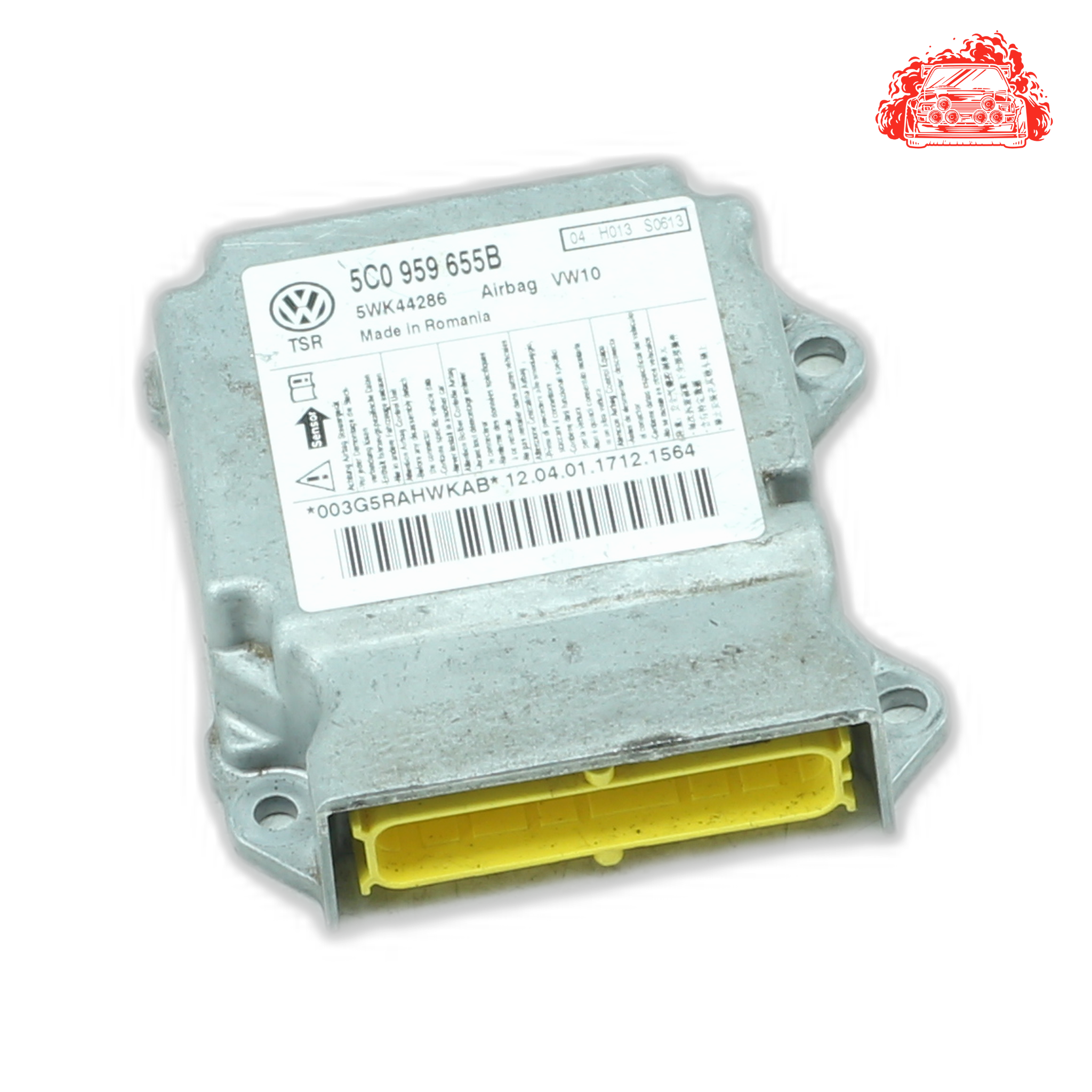 Used VOLKSWAGEN GOLF VI 1.4 TSi COMFORTLINE Airbag Control Module - OEM Part 5C0959655B