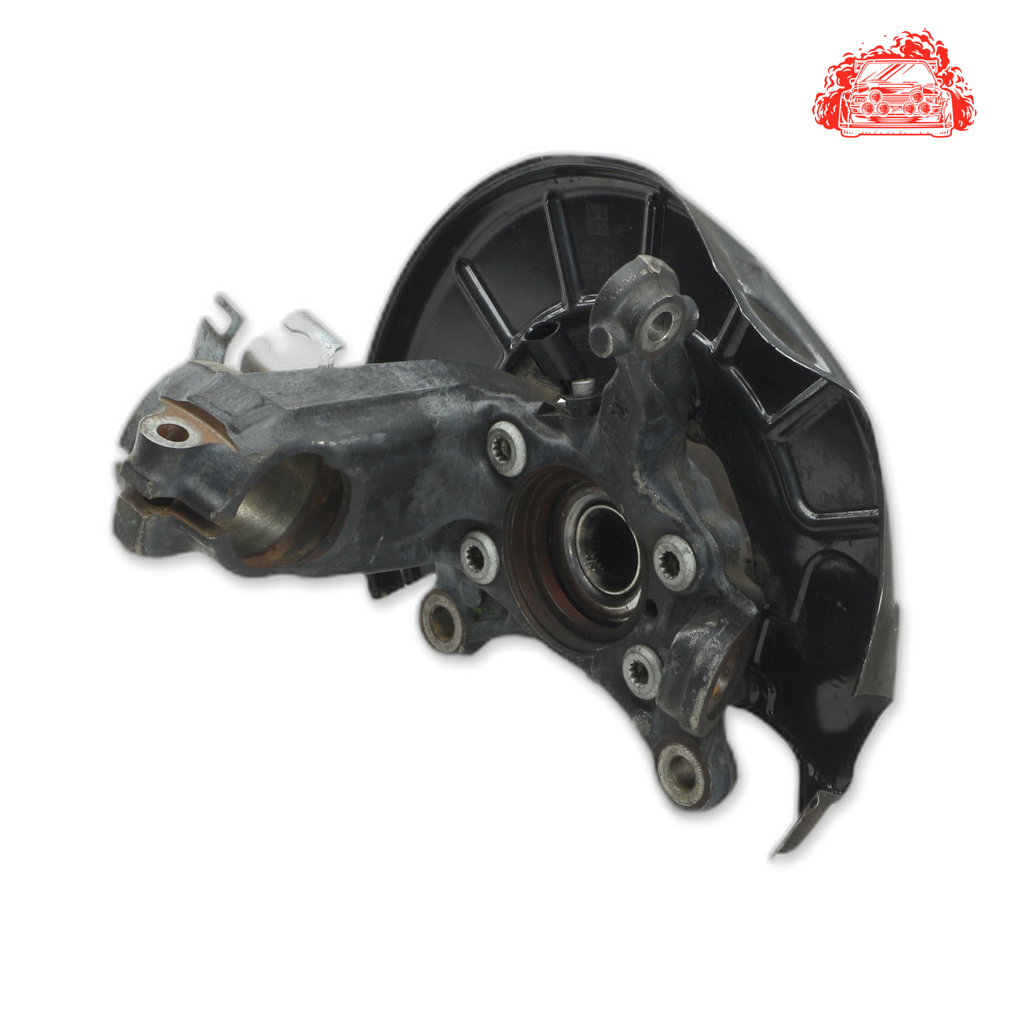 Used Volkswagen Golf VI 1.4 TSi Comfortline Driver Side Front Knuckle and Hub - OEM Part 1K0400054