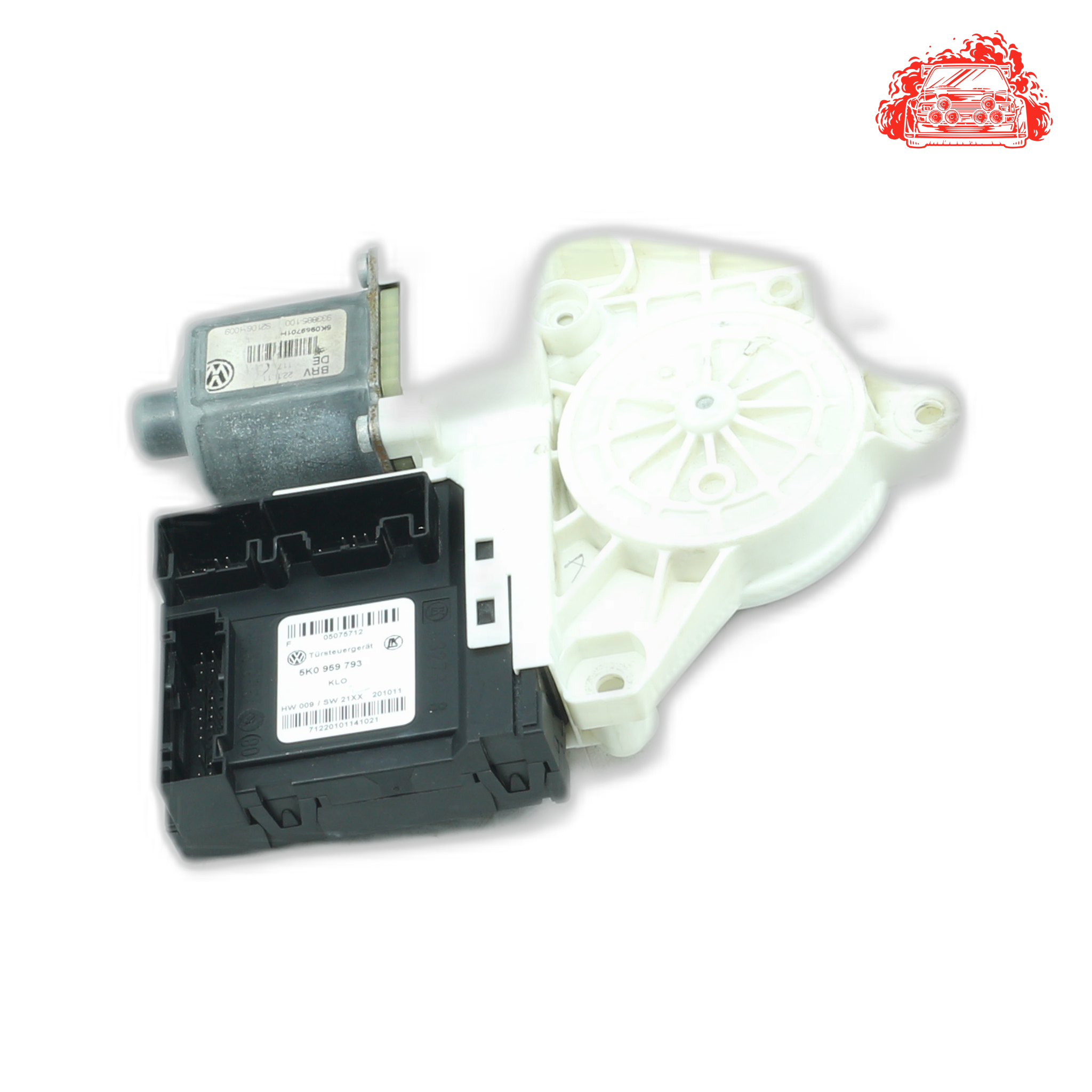 Used VOLKSWAGEN GOLF VI 1.4 TSi COMFORTLINE Driver Side Front Window Motor - OEM Part 5K0959793