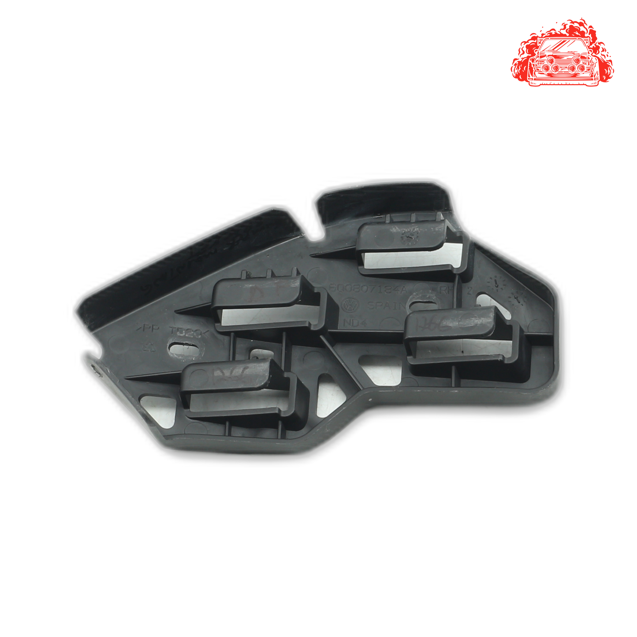 Used Volkswagen Polo Mk4 Face-Lift Driver Side Front Bumper Bracket - OEM Part 6Q0807184A