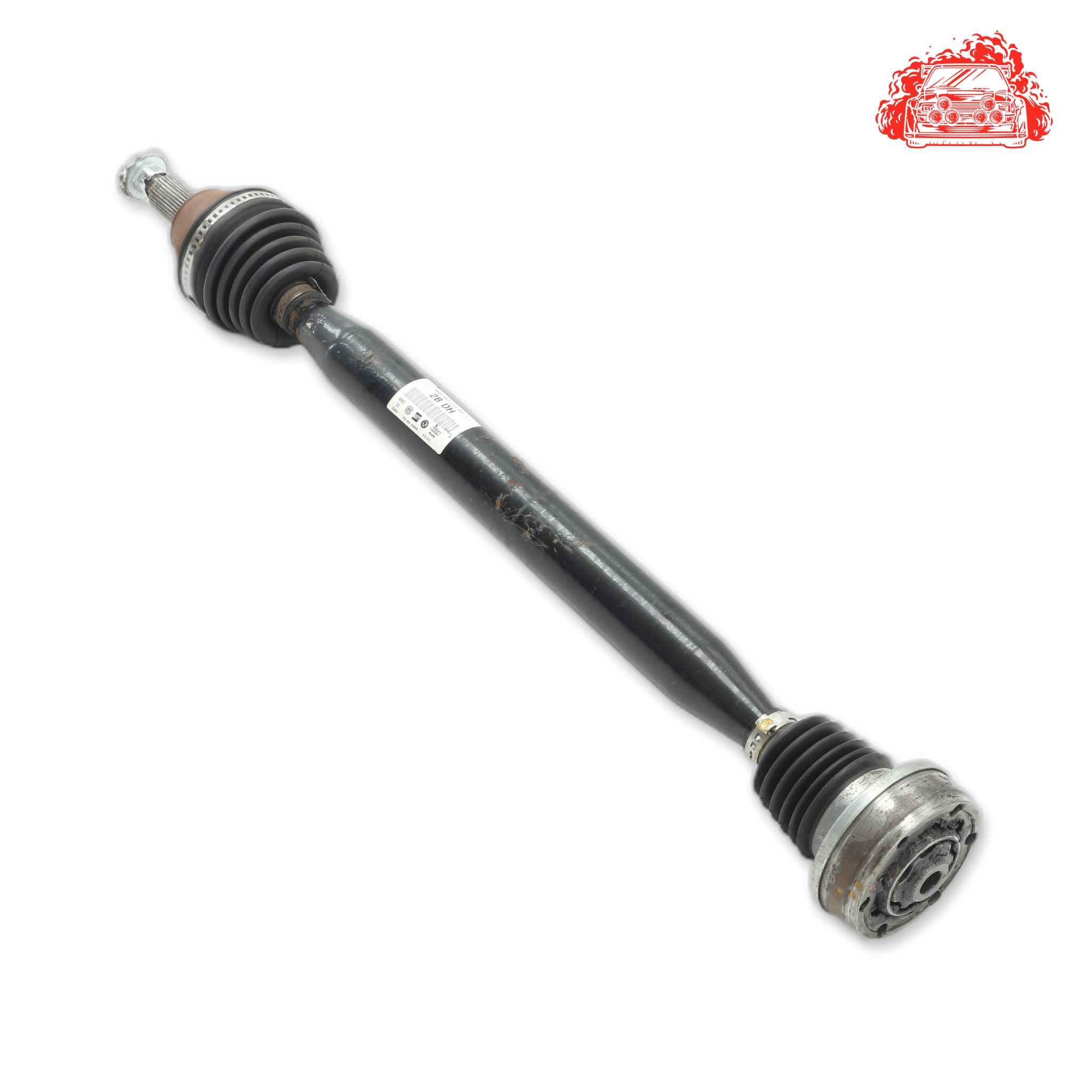 Used VOLKSWAGEN Polo Driver Side Front Driveshaft 6Q0407272BD