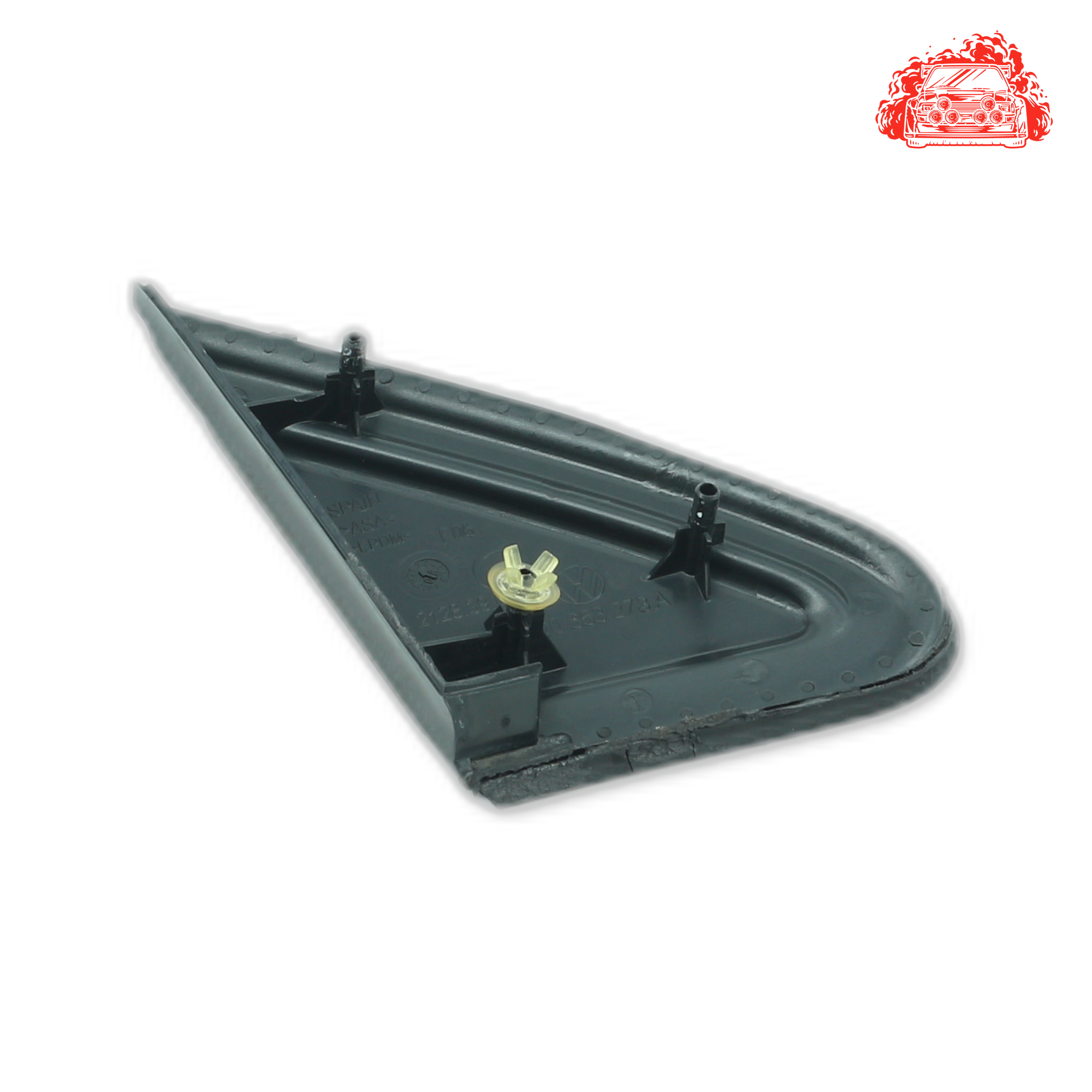 Used Volkswagen Polo Passenger Side Front Corner Triangle Cover - OEM Part 6Q0853273A