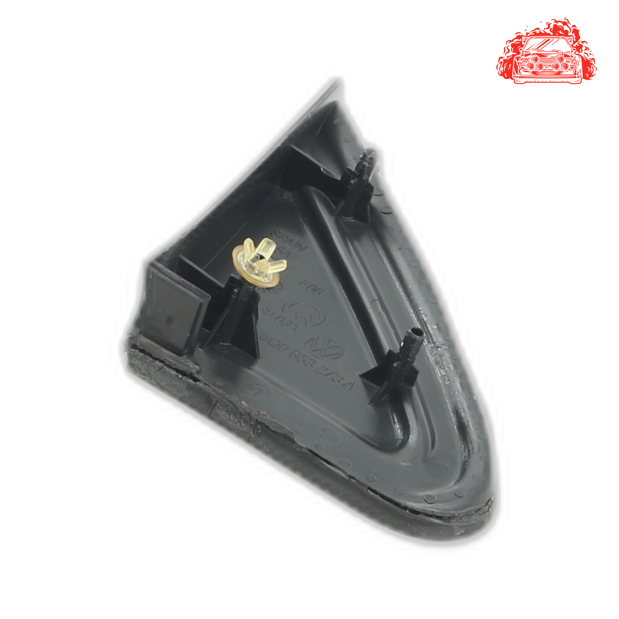 Used Volkswagen Polo Passenger Side Front Corner Triangle Cover - OEM Part 6Q0853273A