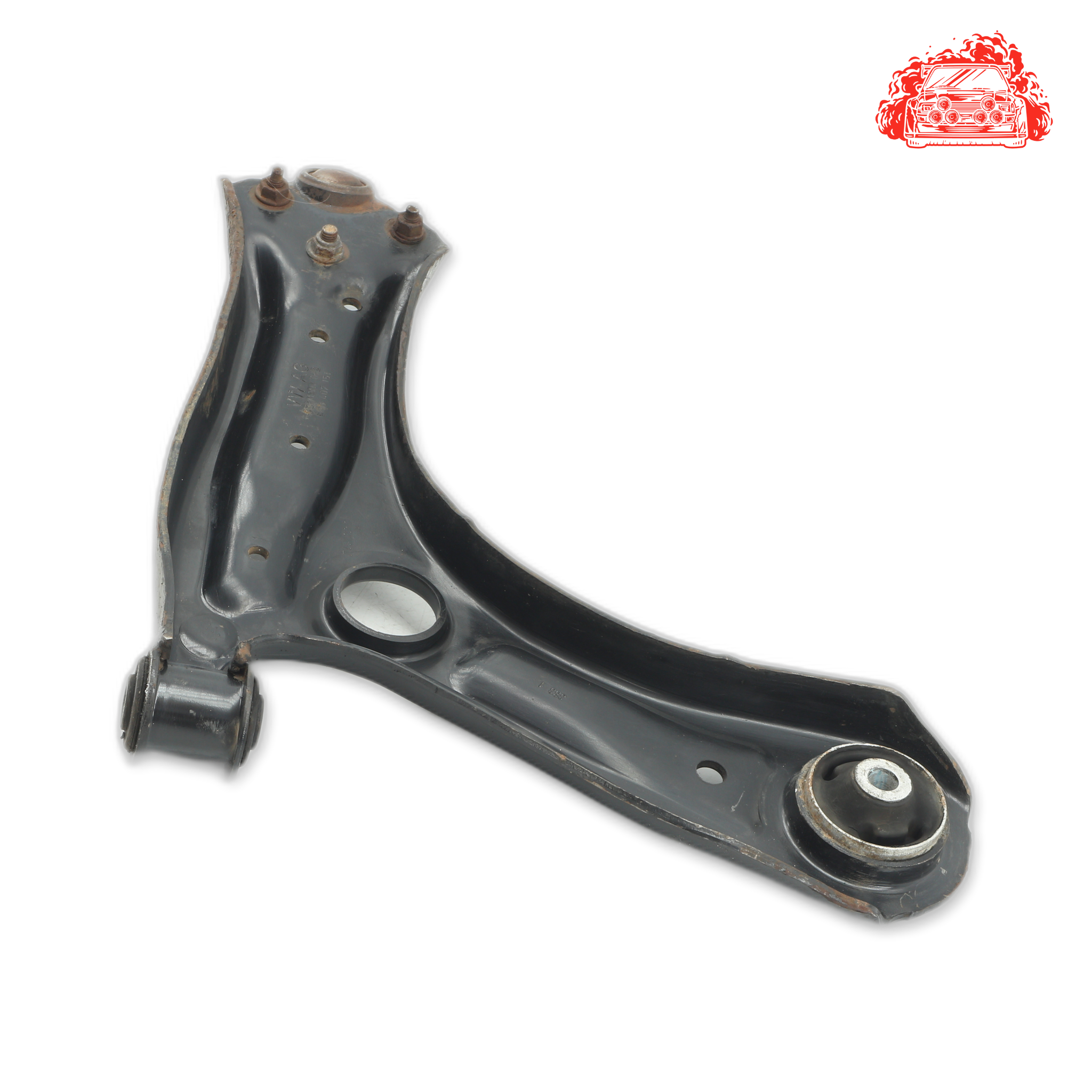 Used Volkswagen Polo 2009 Passenger Side Front Lower Control Arm - OEM Part 6R0407151