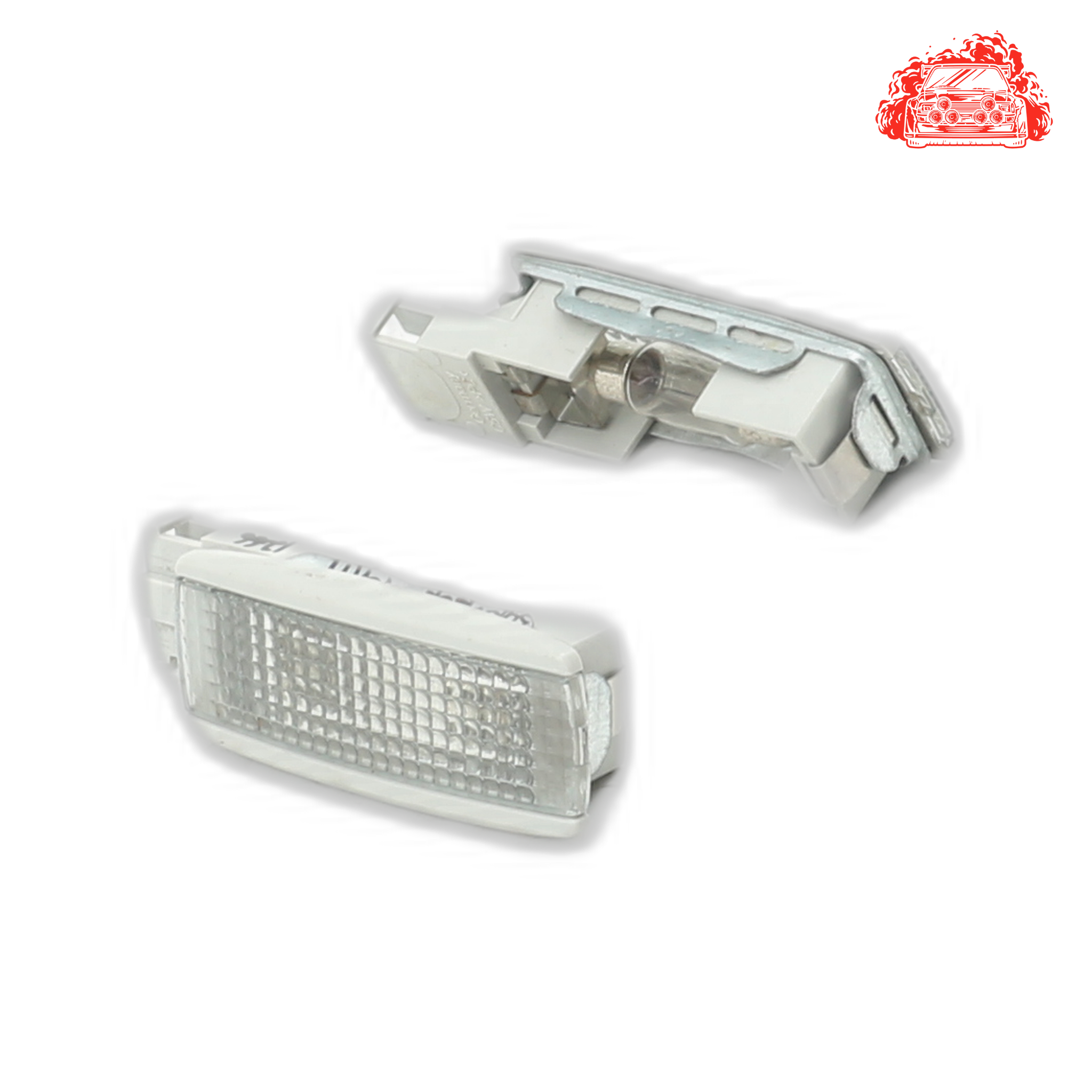 Used Volkswagen Polo Mk4 Face-Lift Sun Visor Lights Set - OEM Part 3B0947113