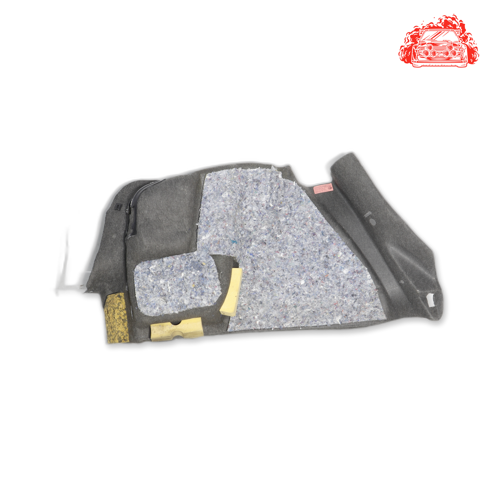 Used VOLKSWAGEN POLO VIVO GP 1.4 TRENDLINE TIP Driver Side Rear Boot Lining Carpet - OEM Part 6qs8674281bs