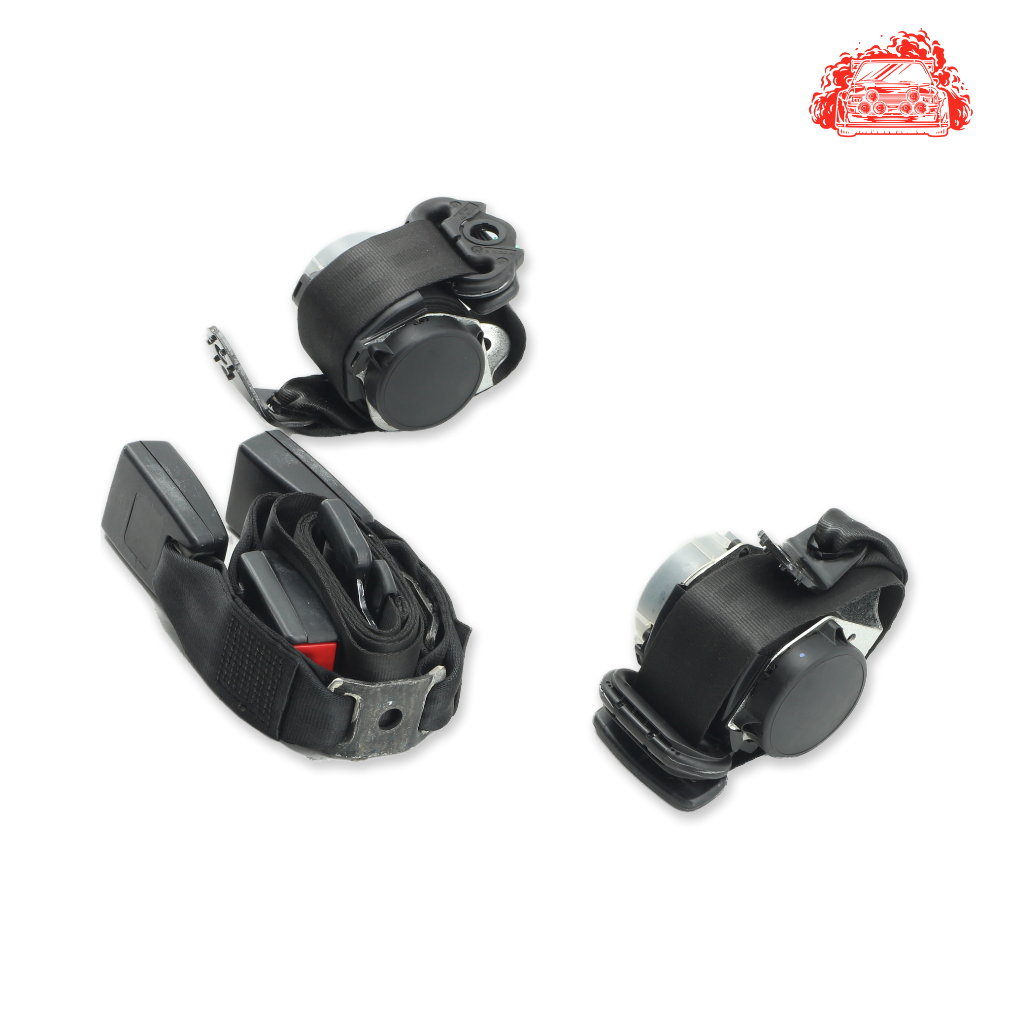 rear non pretensioner seat belt set - photo 1