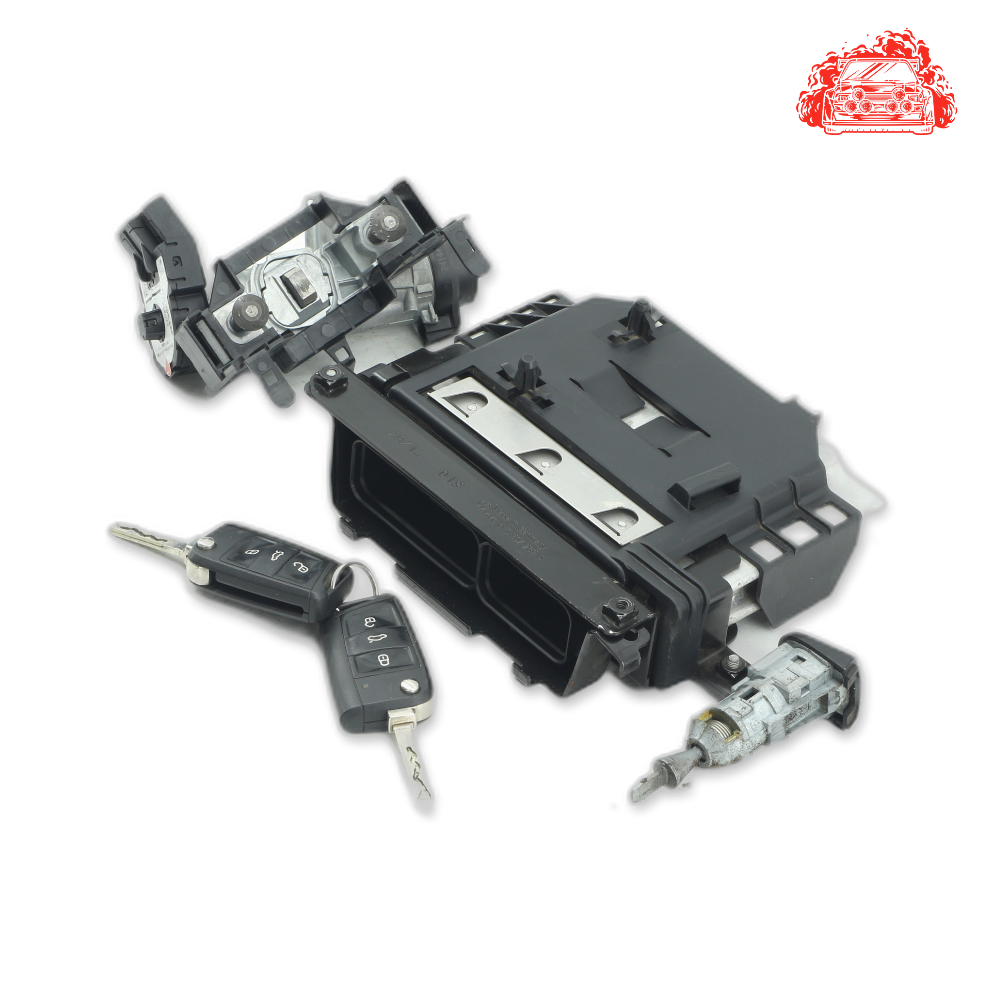 Used Volkswagen Polo 1.2 TSI Trendline ECU + Ignition + Keys + Barrels - OEM Part 0261S09531,1K0905851