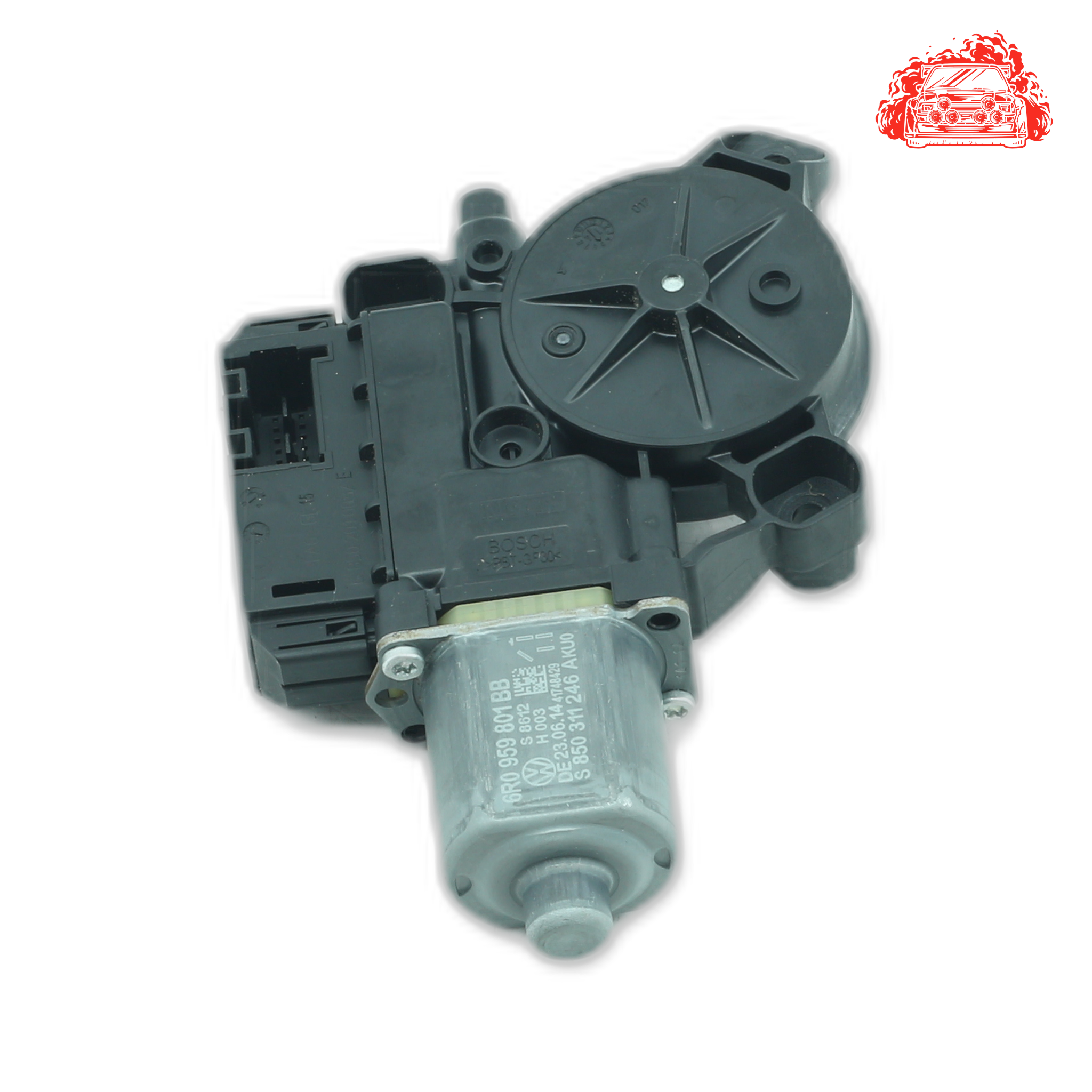 Used Volkswagen Polo 1.2 TSI Trendline Passenger Side Front Window Motor - OEM Part 6R0959801BB