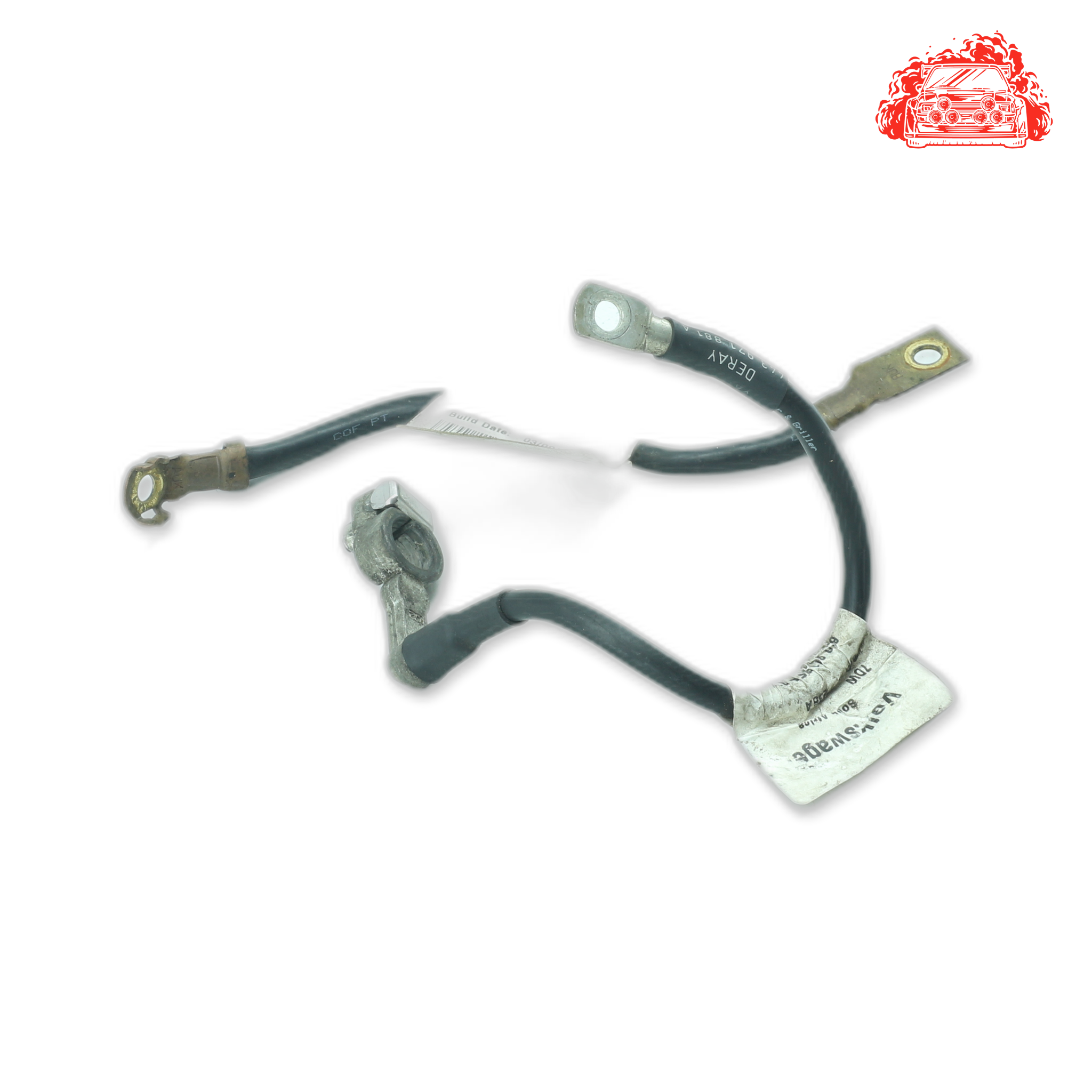 Used VW Polo 1.2 TSI Trendline Positive/Negative Battery Cable - OEM 6R0971537N,6C0971235A