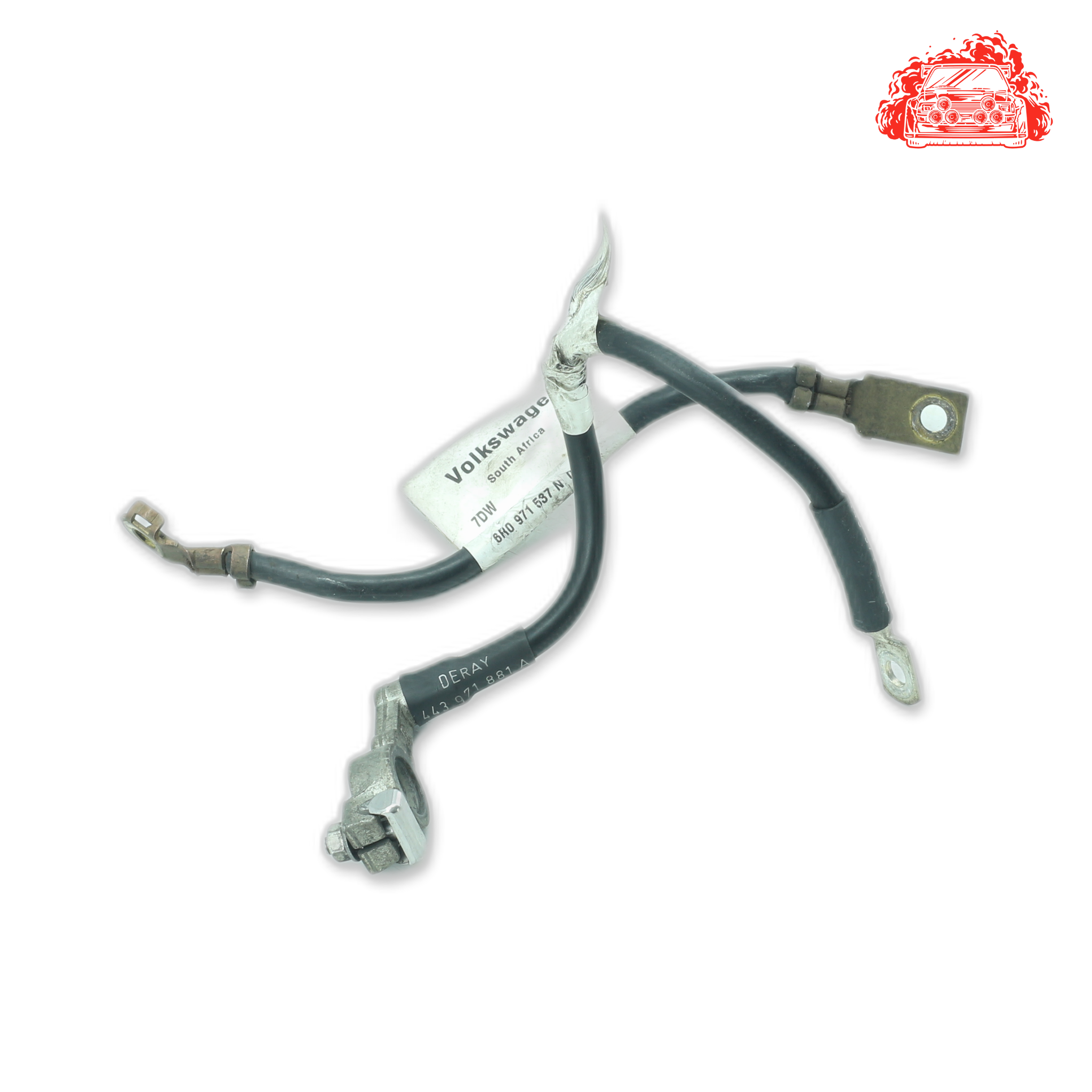 Used VW Polo 1.2 TSI Trendline Positive/Negative Battery Cable - OEM 6R0971537N,6C0971235A