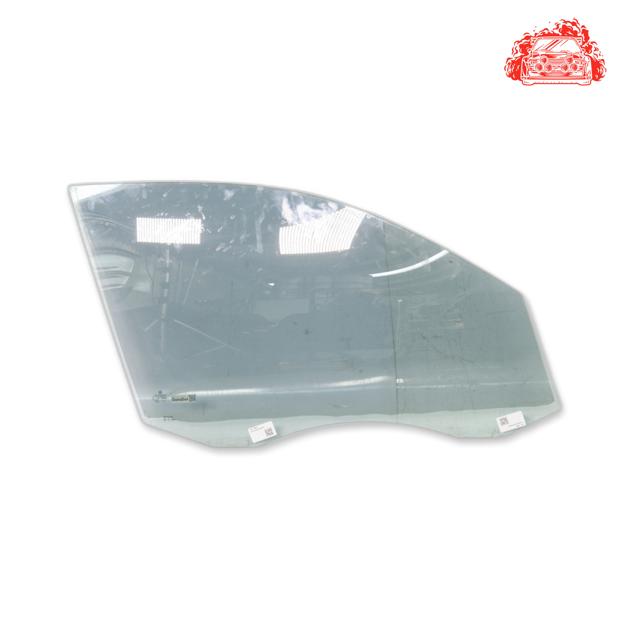 Used Volkswagen 2.0 TDI Drivers Side Front Window - OEM Part 43R001025