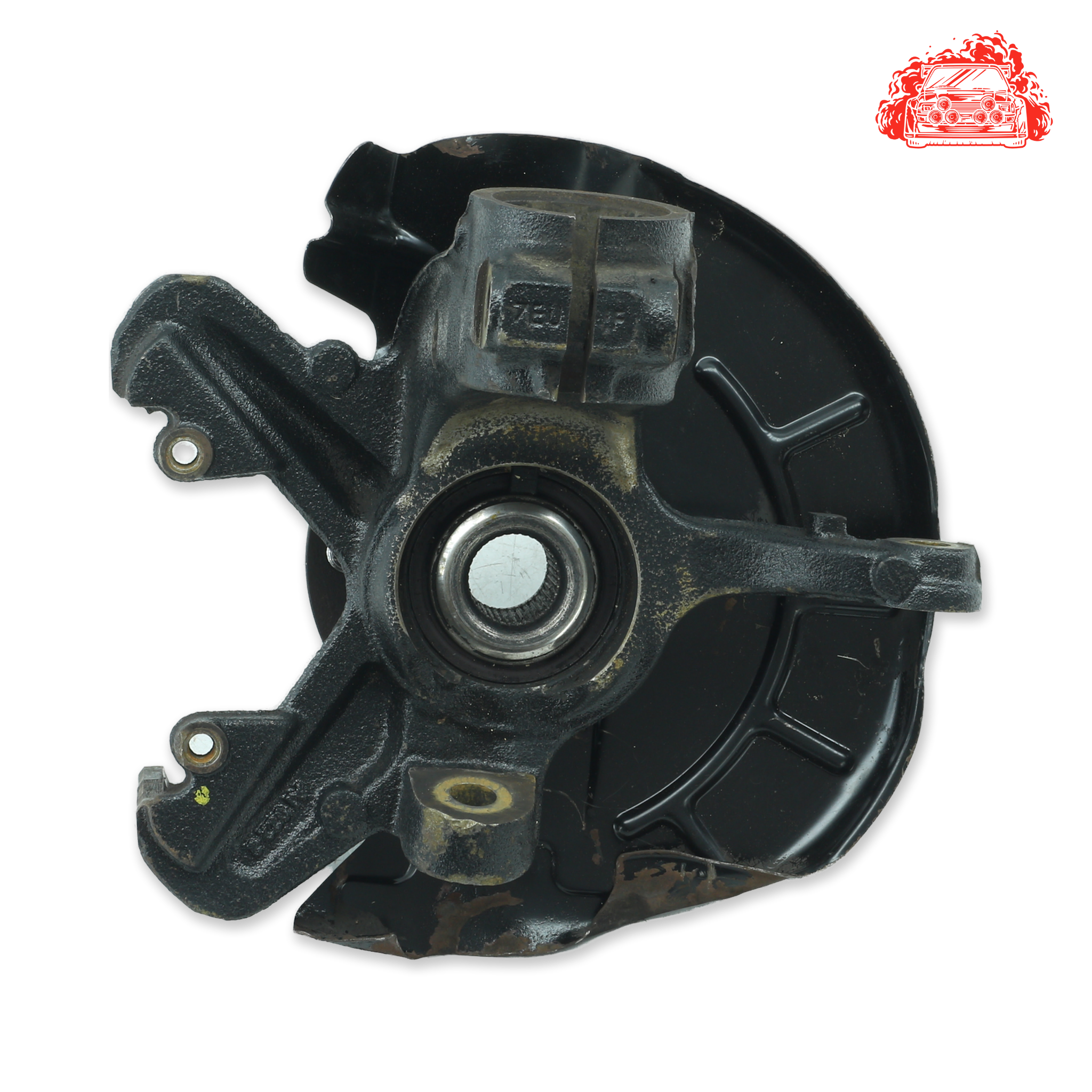 Used VOLKSWAGEN POLO GP 1.4 TRENDLINE Driver Side Front Knuckle and Hub - OEM Part 6R0615312A