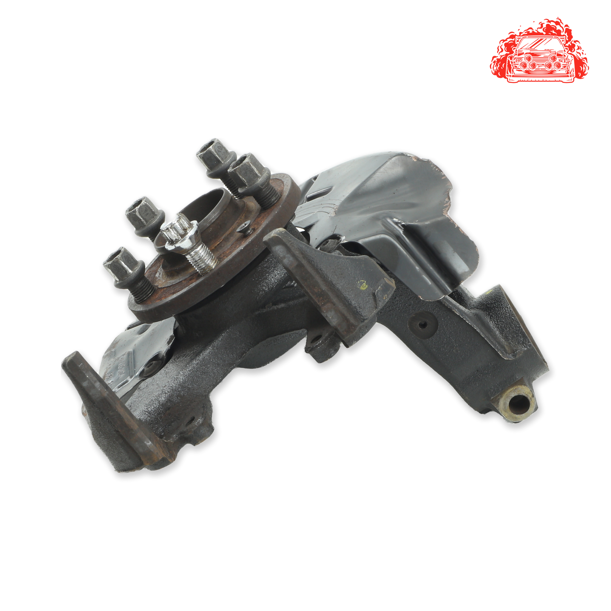 Used VOLKSWAGEN POLO GP 1.4 TRENDLINE Driver Side Front Knuckle and Hub - OEM Part 6R0615312A