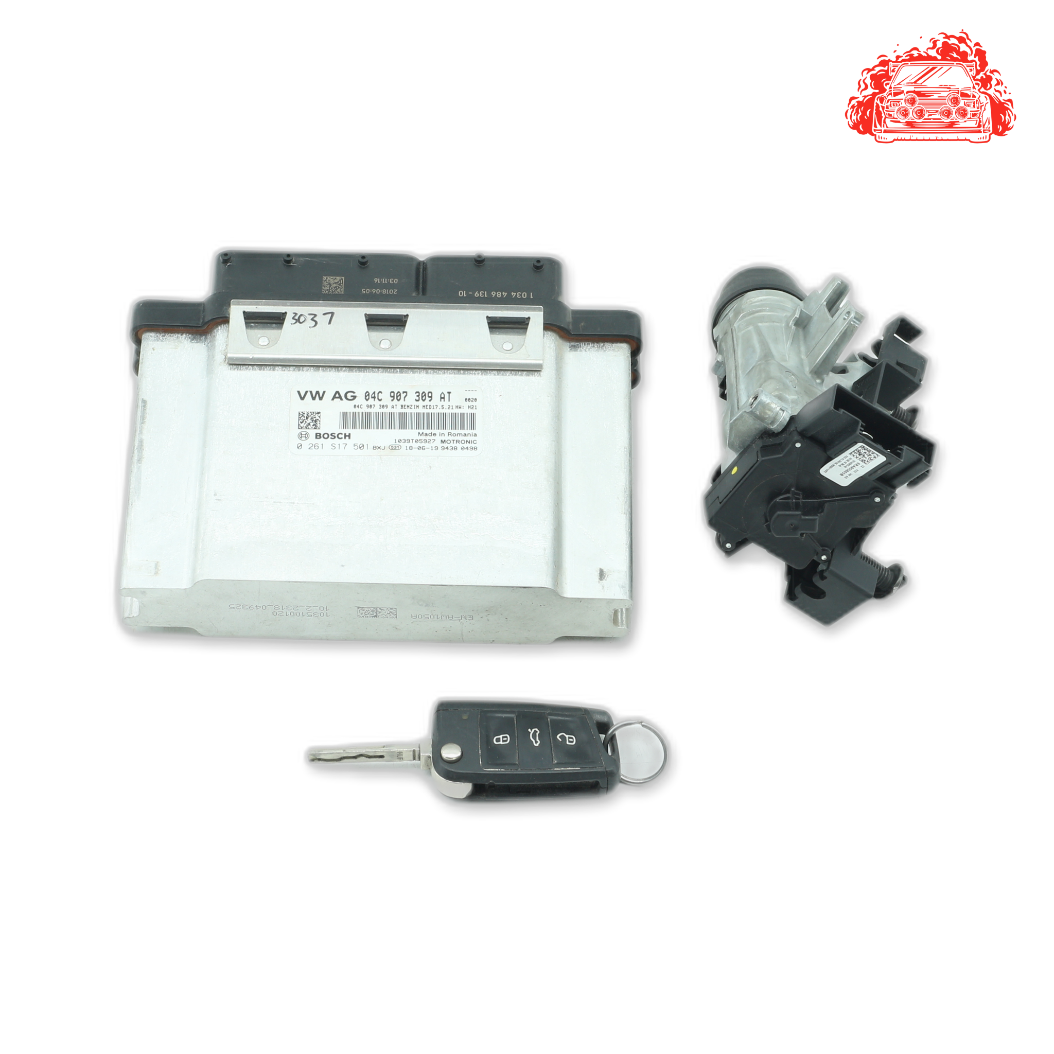 ecu + ignition + keys + barrels - photo 3
