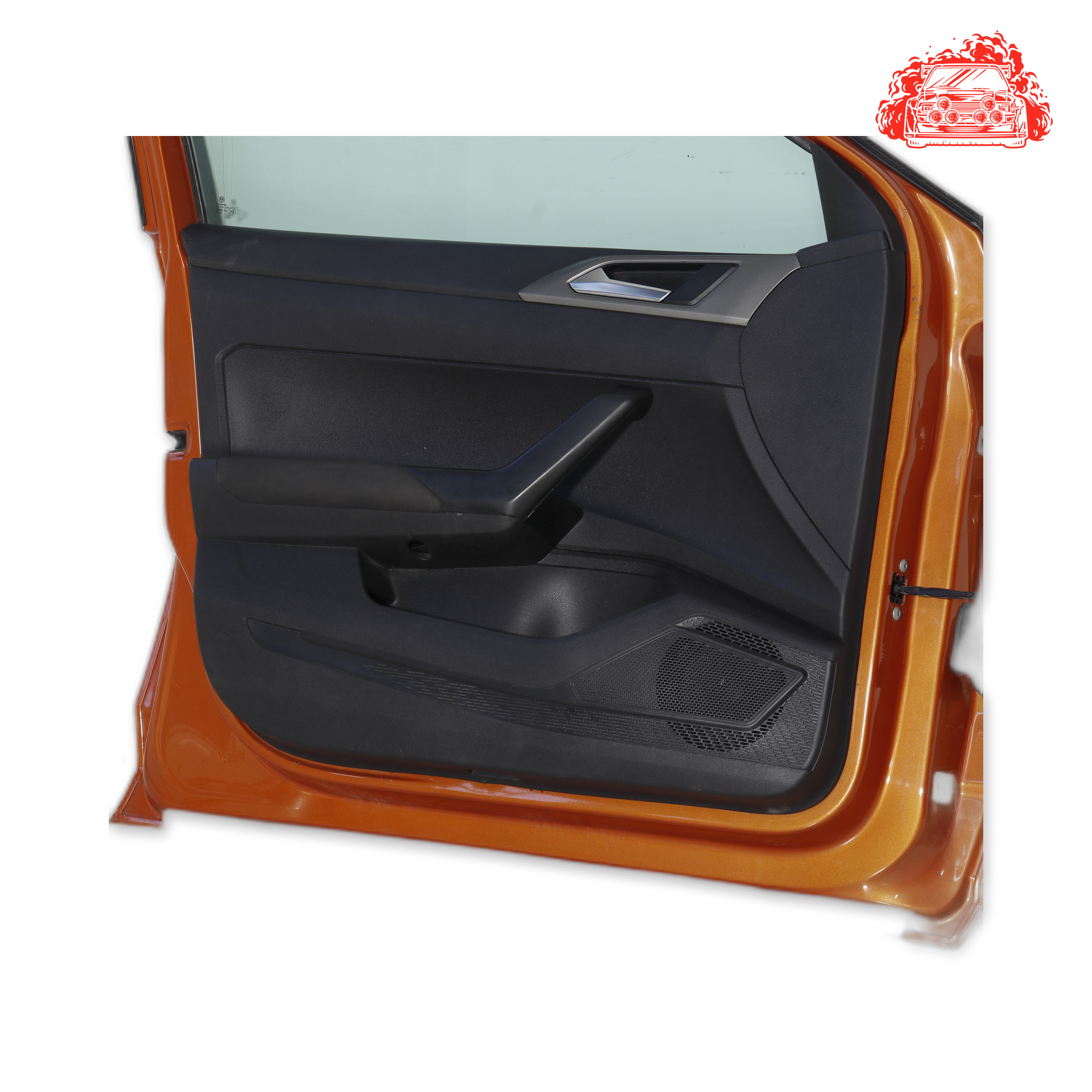 Salvaged VW Polo 1.0 TSI Passenger Side Front Door Panel
