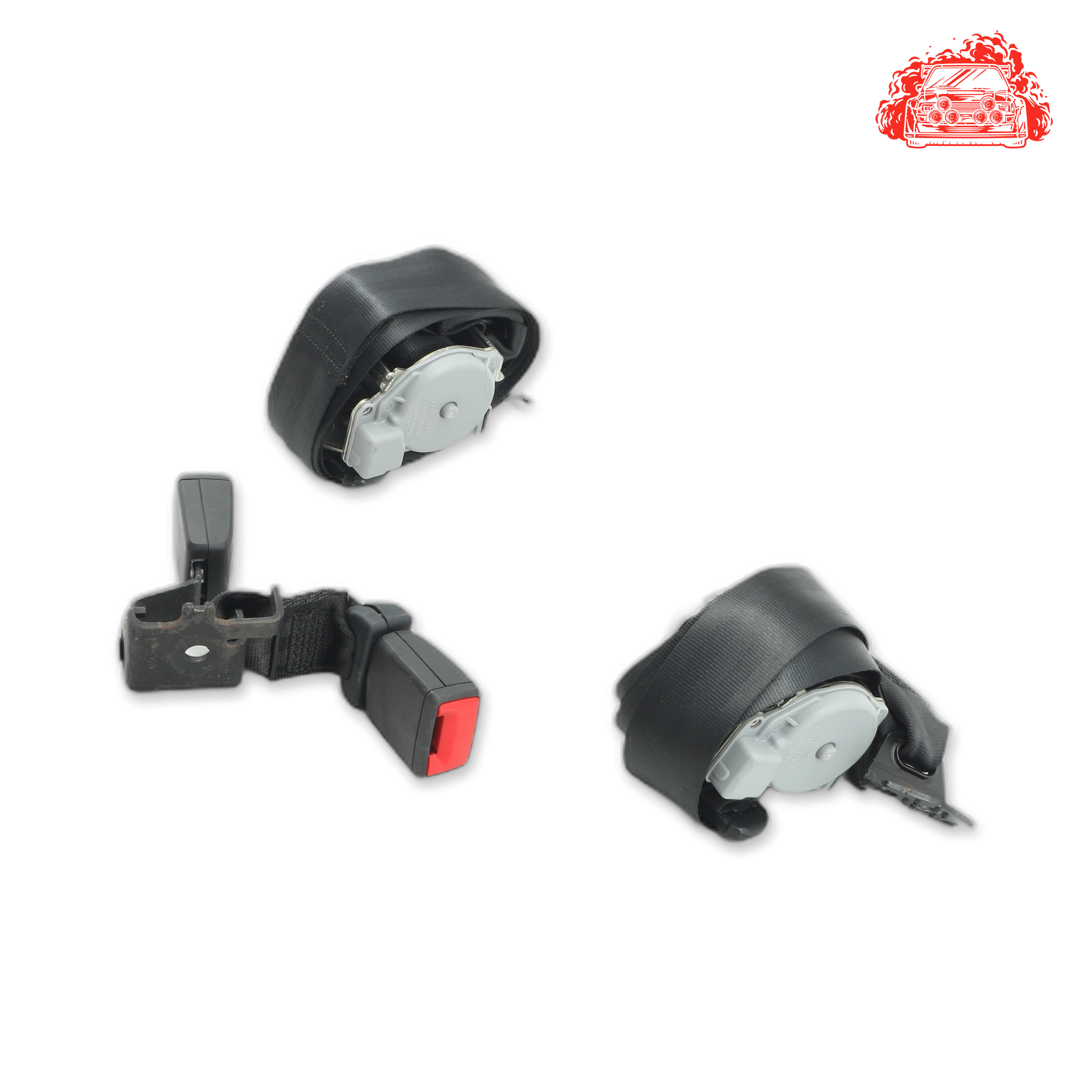 Used VOLKSWAGEN Polo 1.0 TSI Rear Non Pretensioner Seat Belt Set - OEM Part 80920AA4,80920AA6
