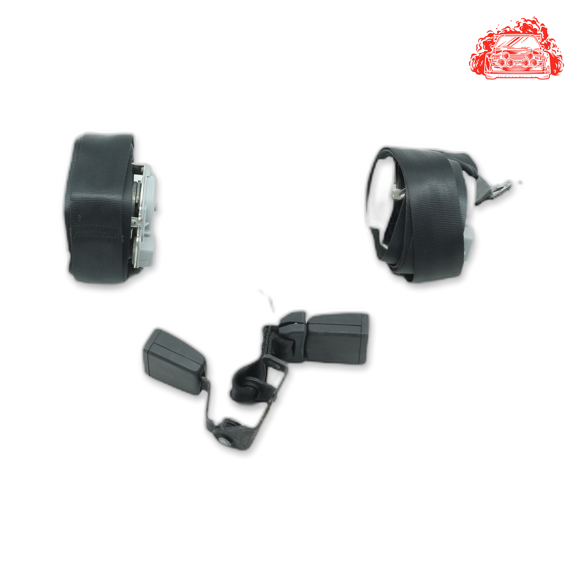 Used VOLKSWAGEN Polo 1.0 TSI Rear Non Pretensioner Seat Belt Set - OEM Part 80920AA4,80920AA6