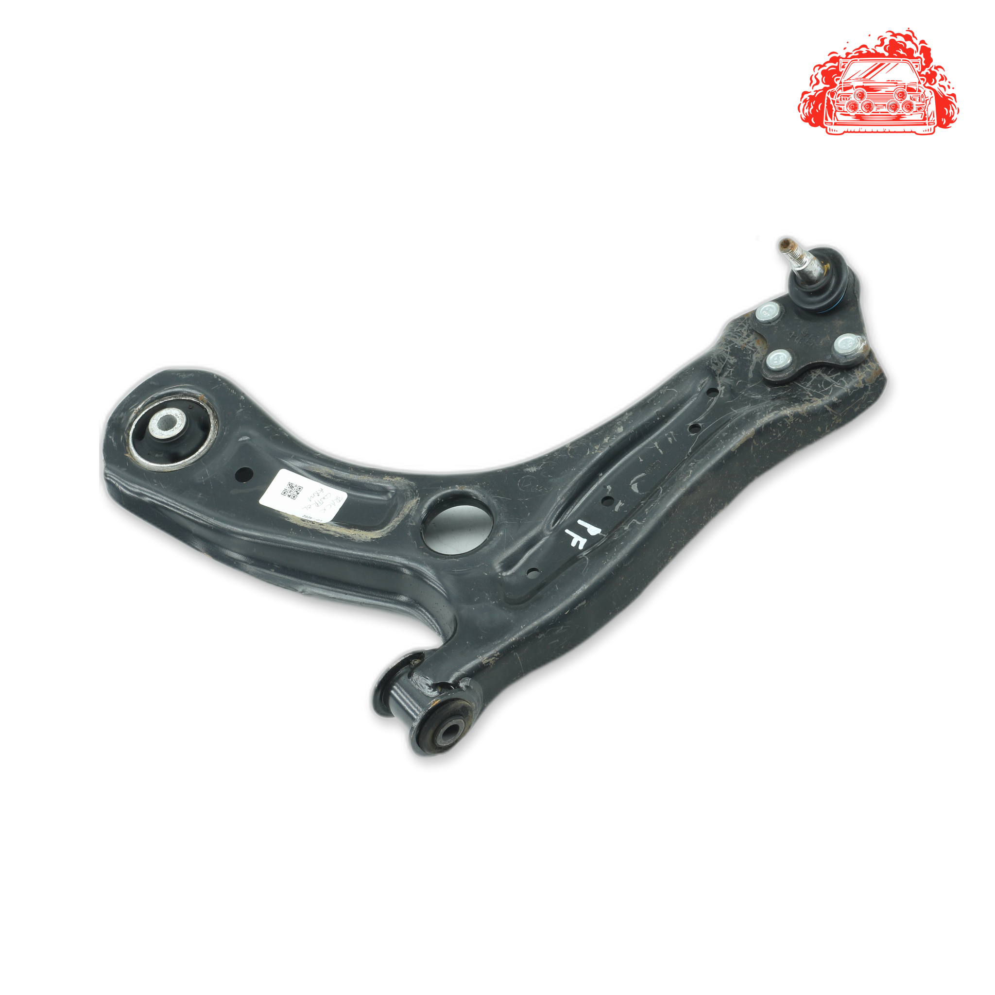 Used VOLKSWAGEN Polo comfortline Passenger Side Front Lower Control Arm - OEM Part 6R0407151