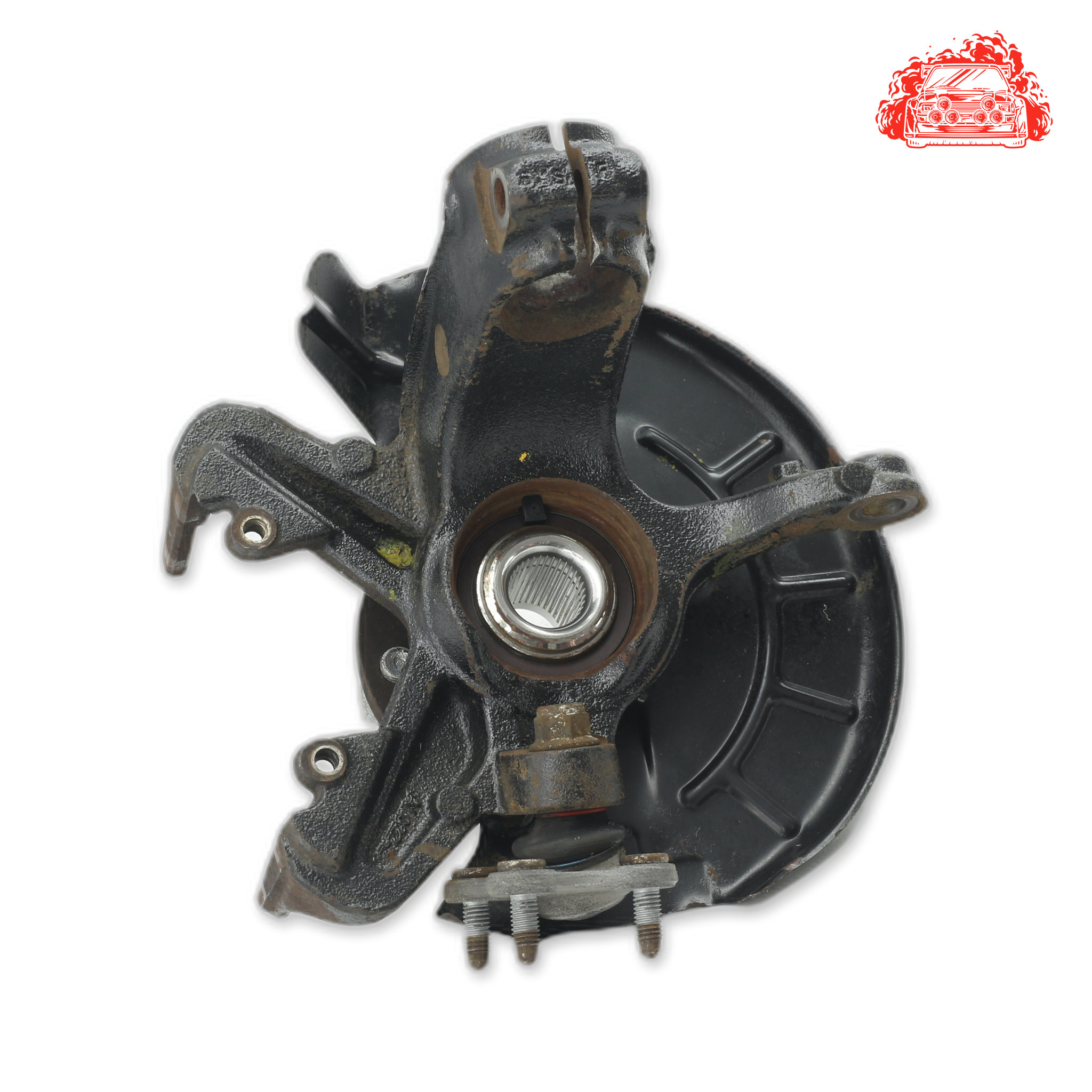 Used VOLKSWAGEN POLO 1.2 TDI BLUEMOTION 5DR Driver Side Front Knuckle and Hub - OEM Part 6R0615312A