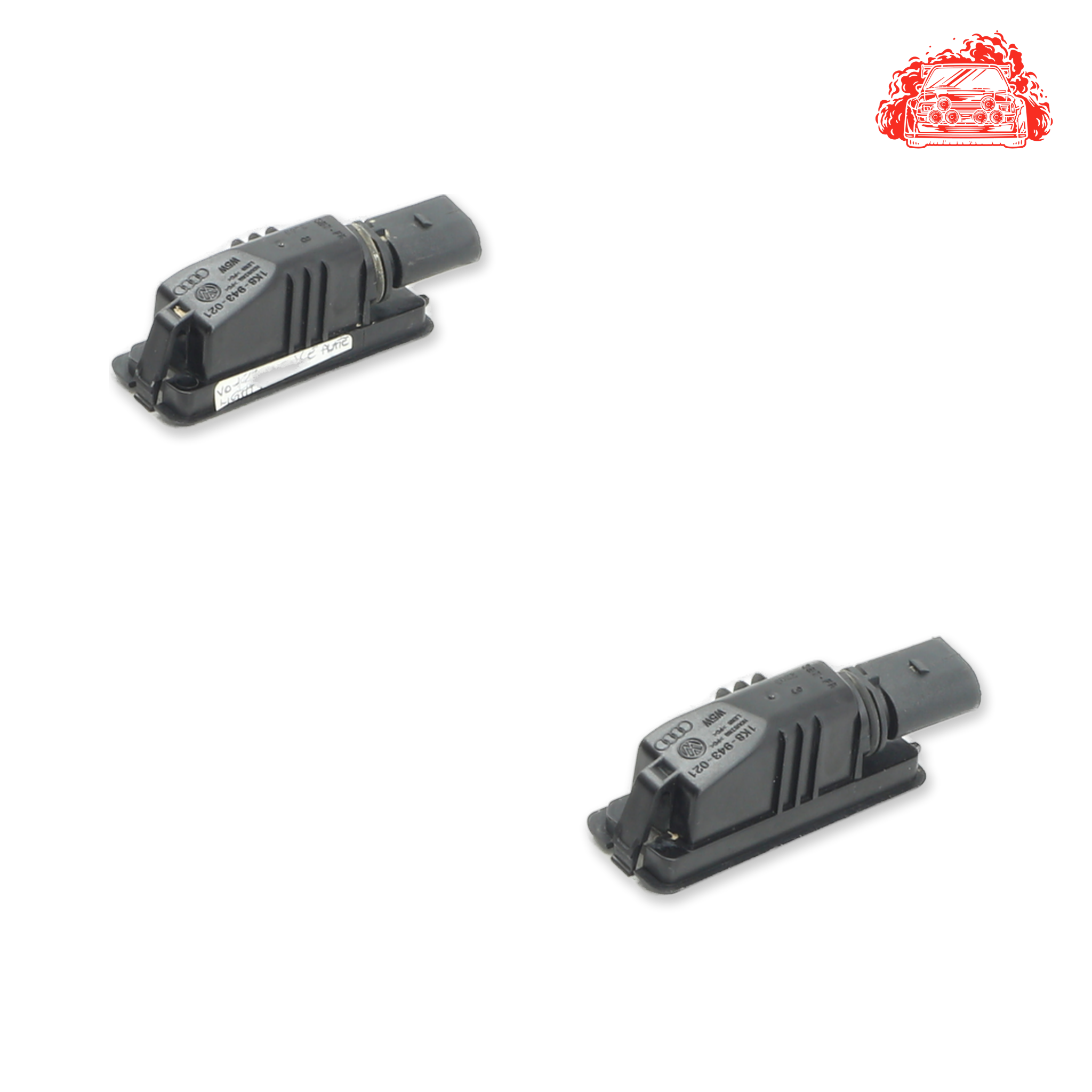 Used VOLKSWAGEN POLO 1.2 TDI BLUEMOTION 5DR Number Plate Lights - OEM Part 1K8-943-021