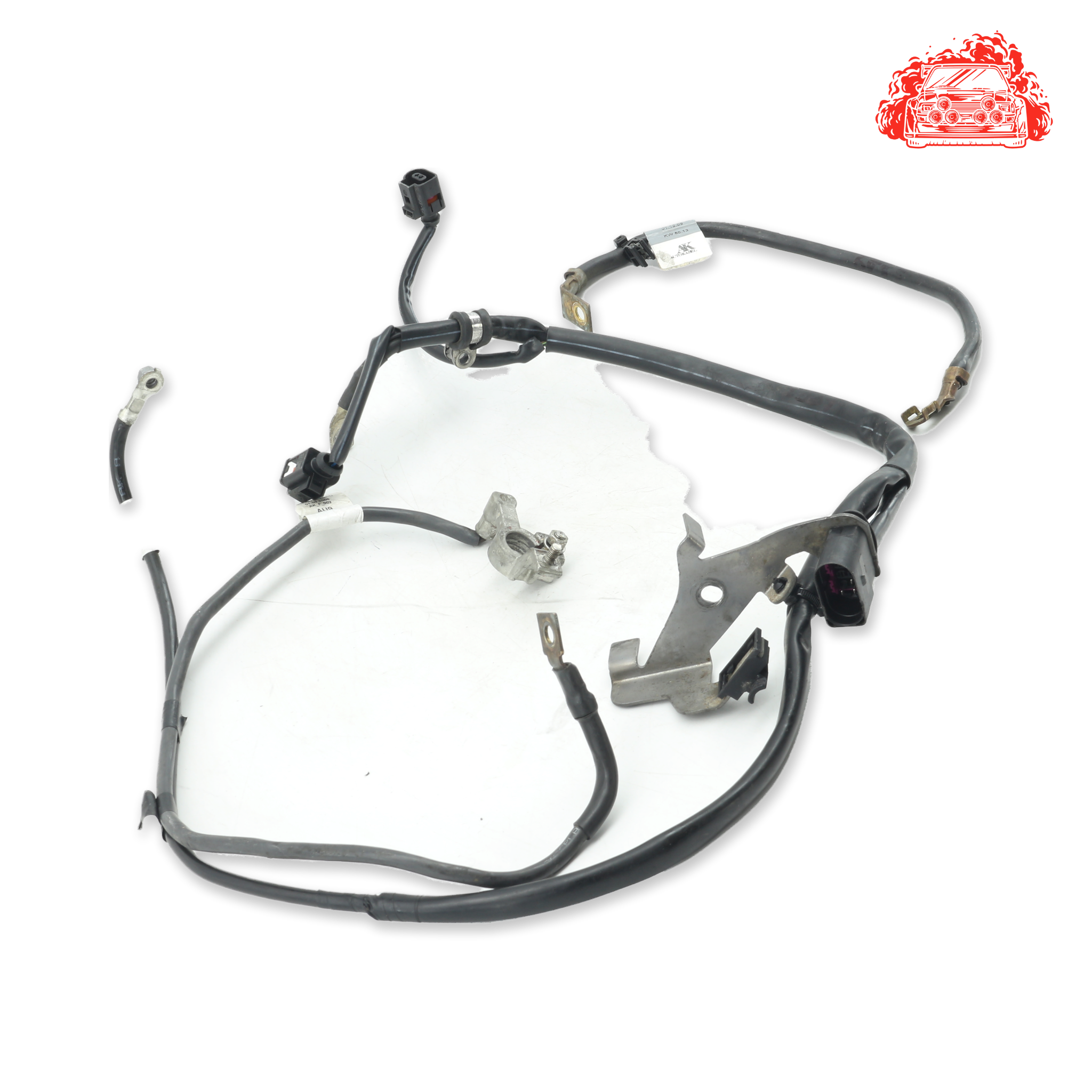 Used VOLKSWAGEN POLO 1.2 TDI BLUEMOTION 5DR Positive/Negative Battery Cable - OEM Part 6R0971228