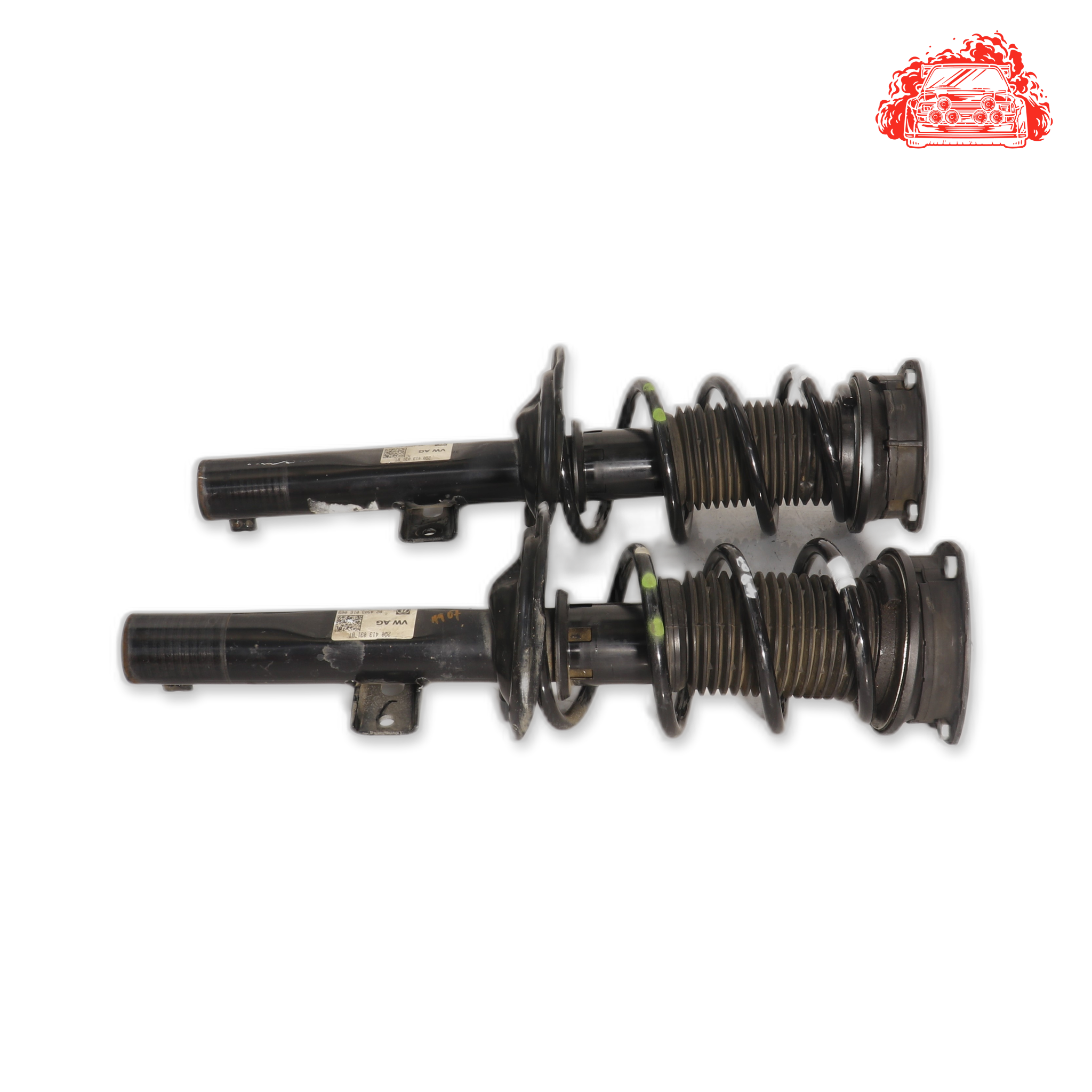 Used VOLKSWAGEN POLO 1.2 TRENDLINE DSG Rear Shocks Set - OEM Part 2Q0512013CA