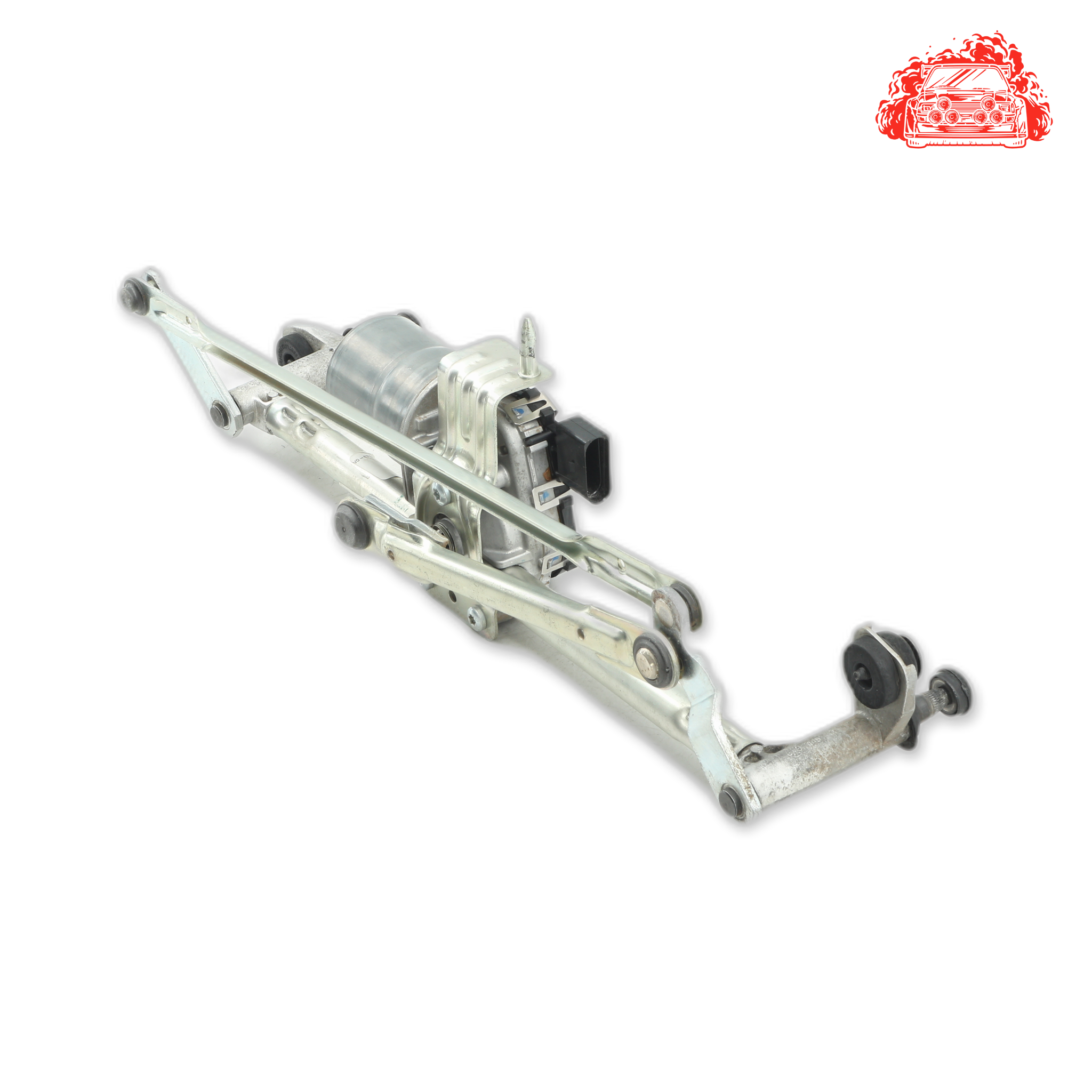 Used Volkswagen Polo Front Wiper Mechanism & Motor - OEM Part 6RR955023,6RR955119