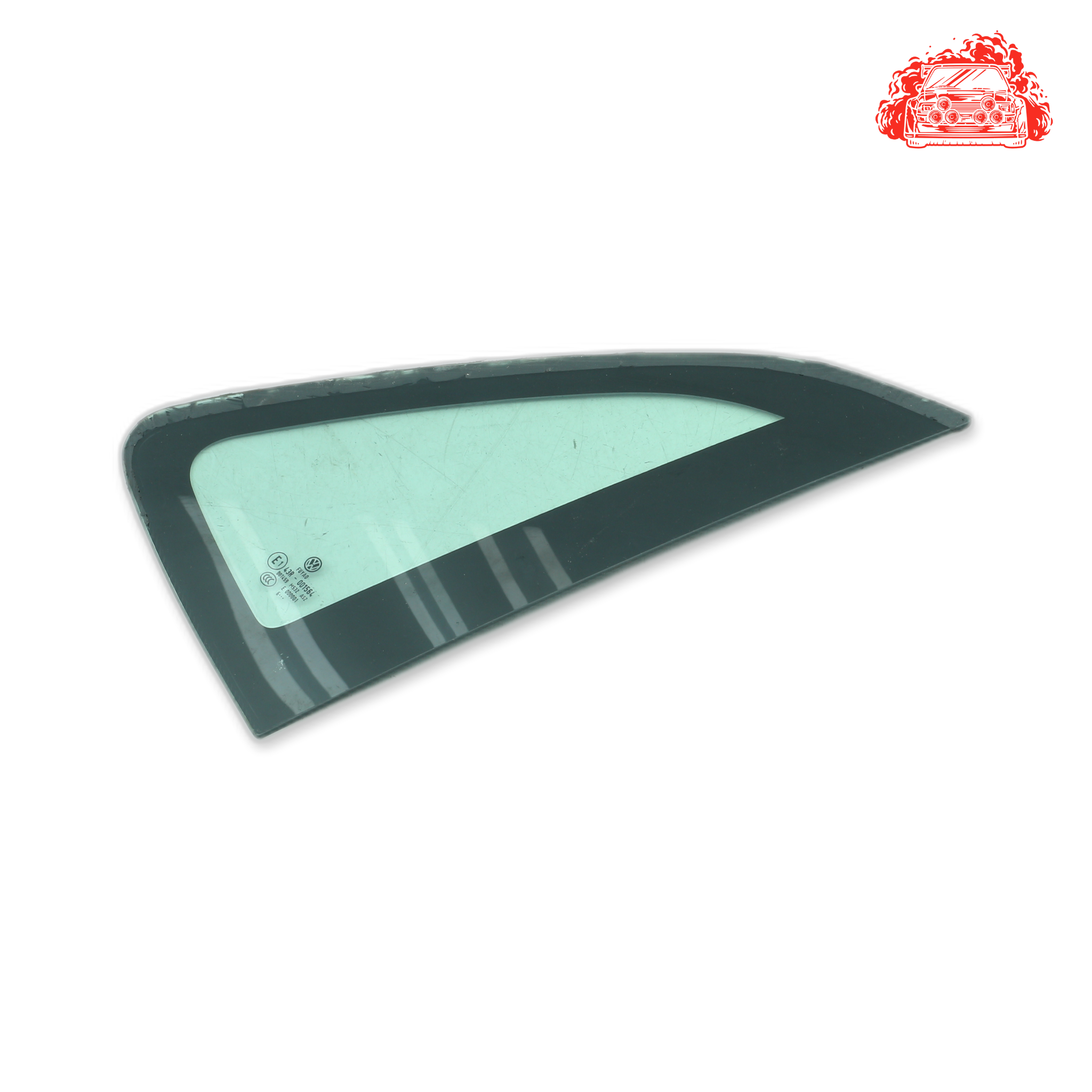 Used VOLKSWAGEN Polo Passenger Side Rear Quarter Window - OEM Part 43R001564