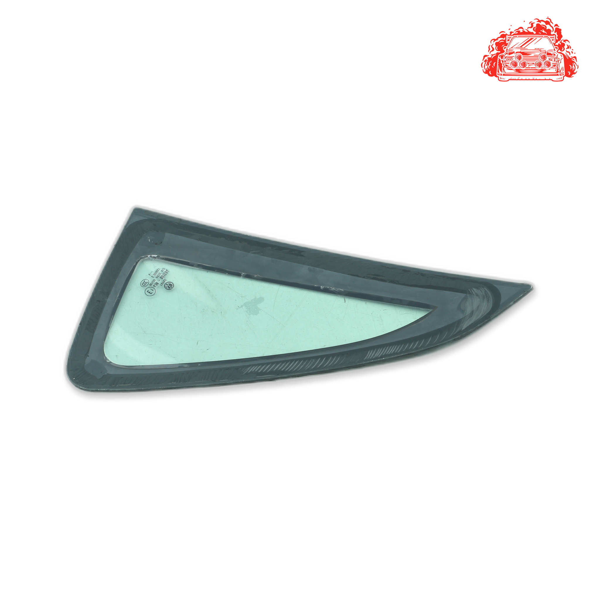 Used VOLKSWAGEN Polo Passenger Side Rear Quarter Window - OEM Part 43R001564