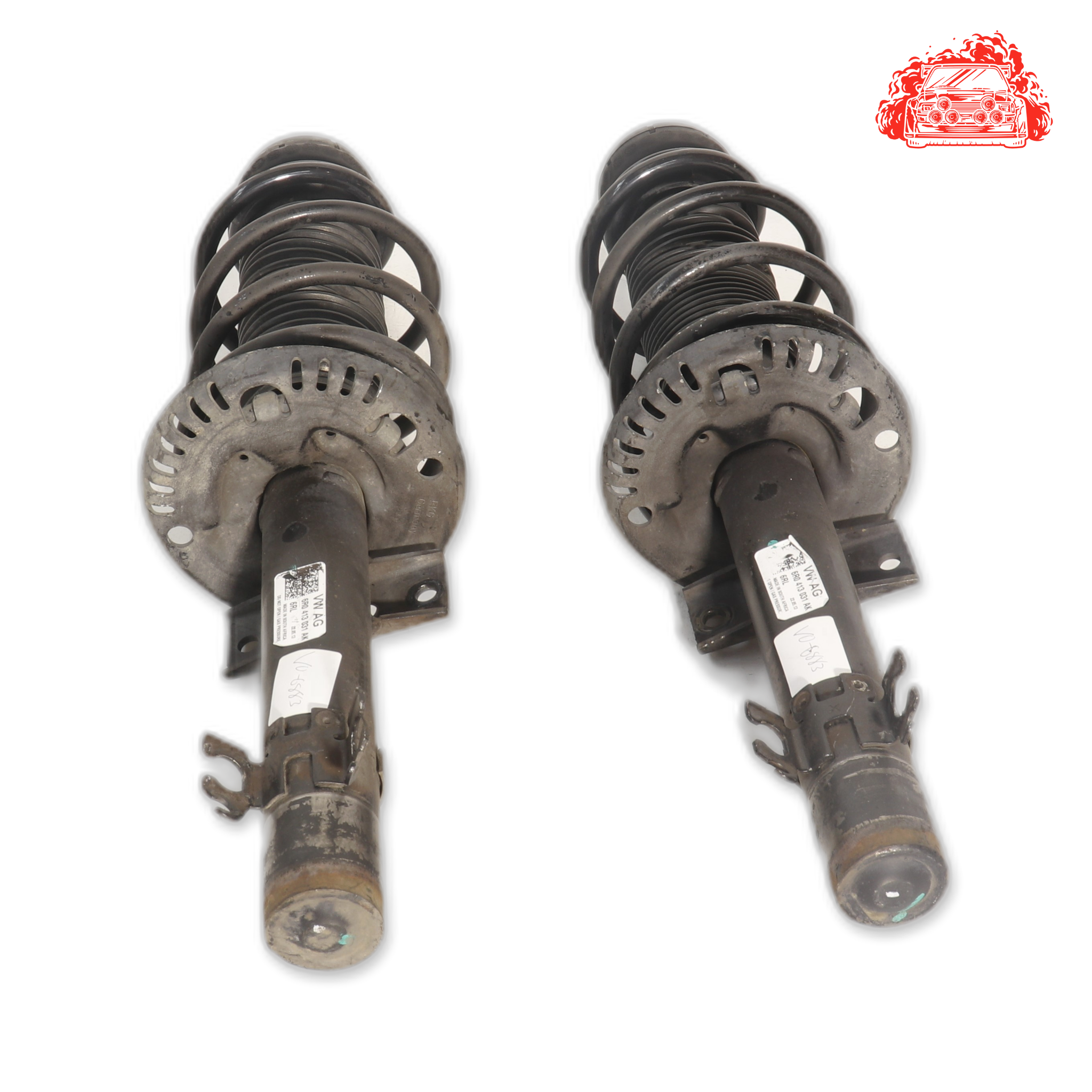 Used Volkswagen Polo 1.4 Trendline 5-Door Front Shocks Set - OEM Part 6R0413031