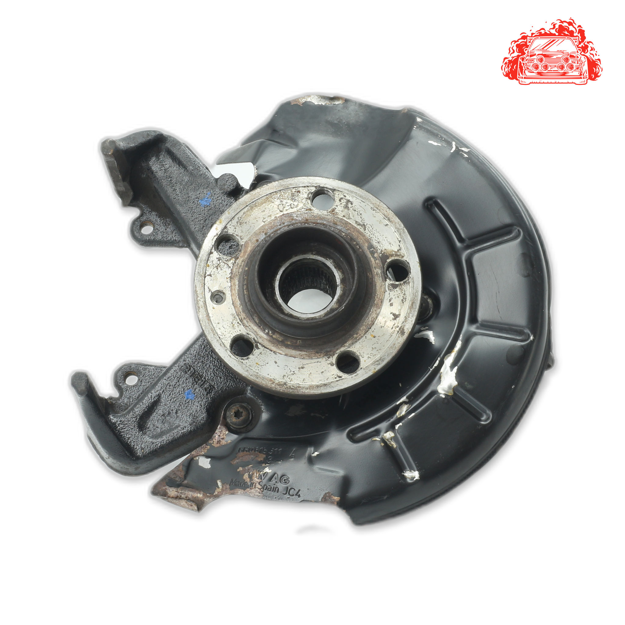passenger side front knuckle and hub - photo 3