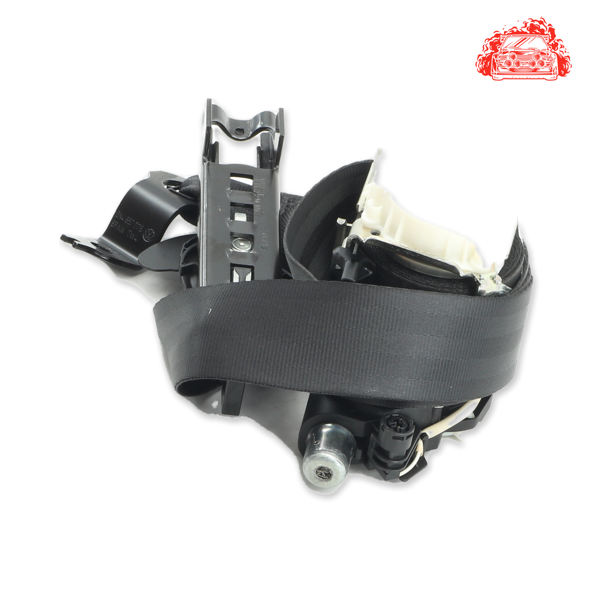Used Volkswagen Polo 1.4 Trendline 5-Door Passenger Side Front Pretensioner Seat Belt - OEM Part 34075966