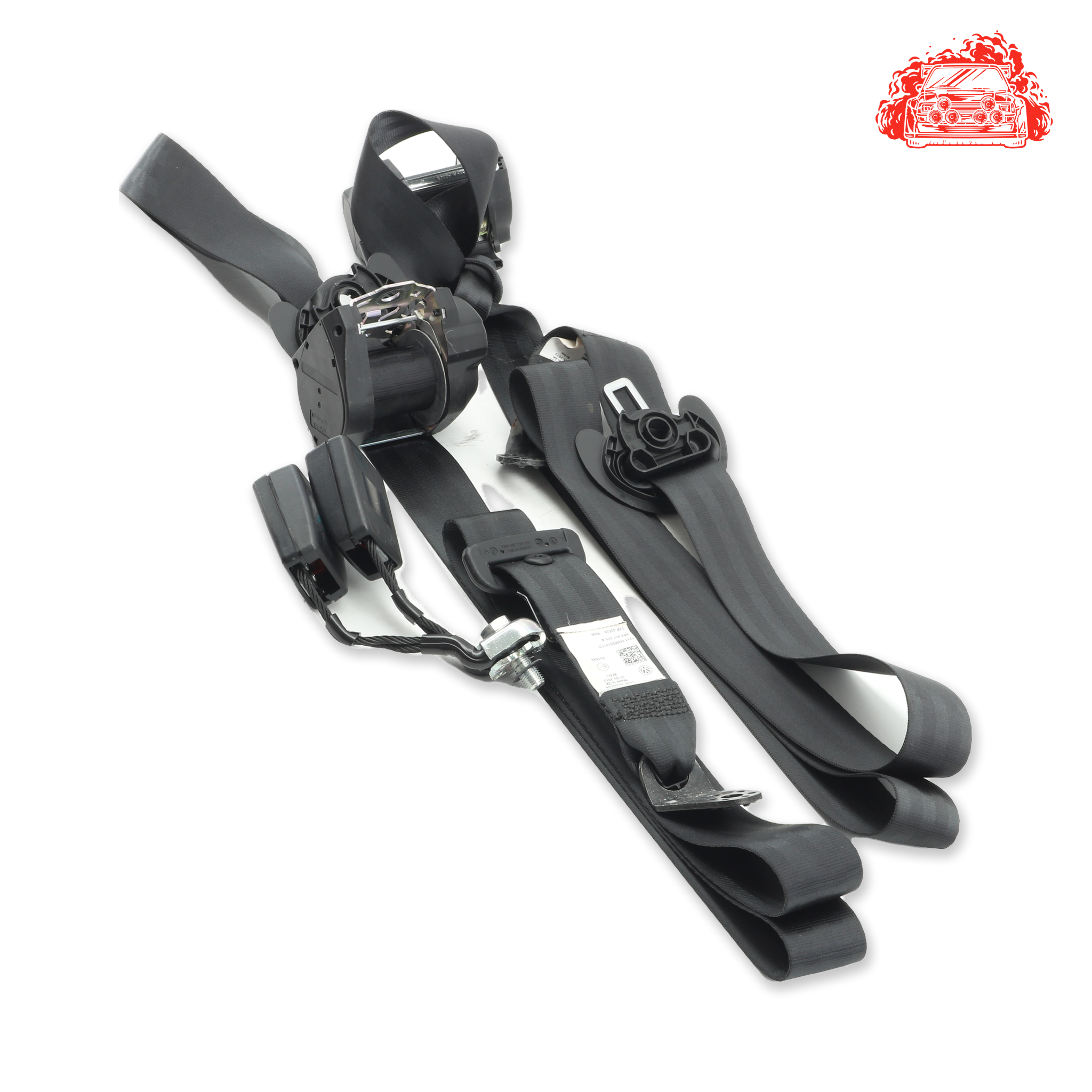 Used Volkswagen Polo 1.4 Trendline 5-Door Rear Non Pretensioner Seat Belt Set