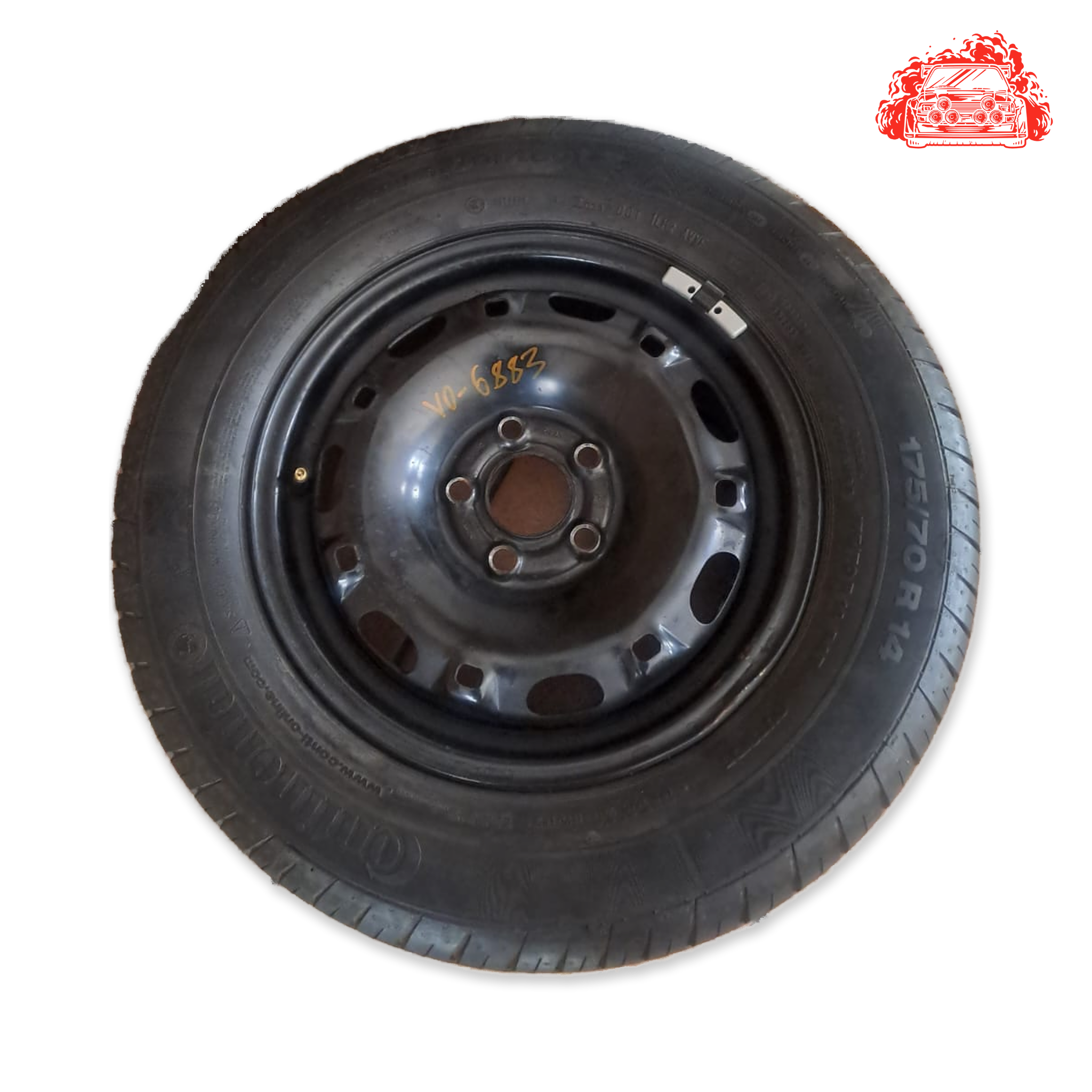 Salvaged VW Polo 1.4 Trendline 5-Door Spare Wheel