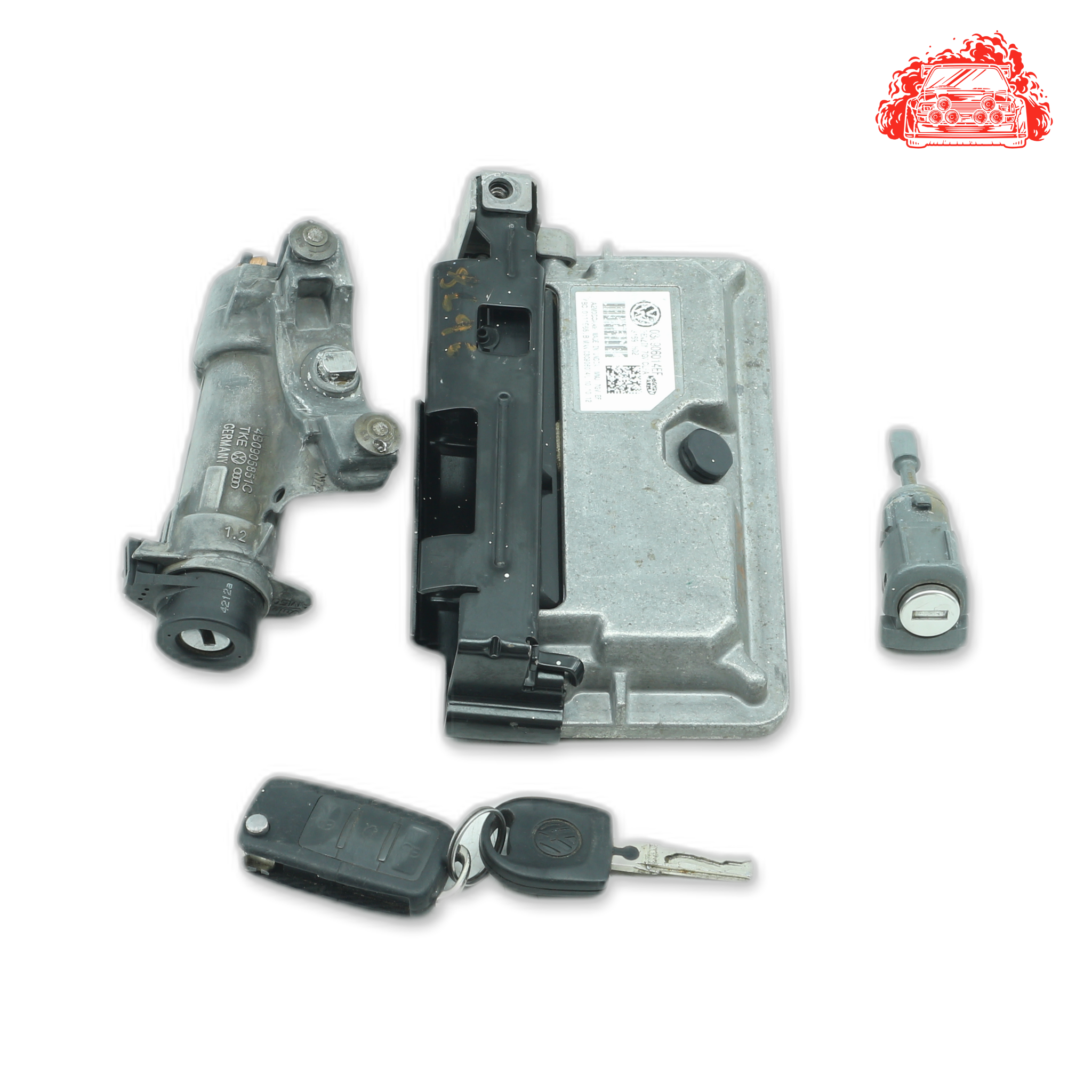 Used VW Polo 1.4 Trendline 5-Door ECU Ignition Keys Barrels