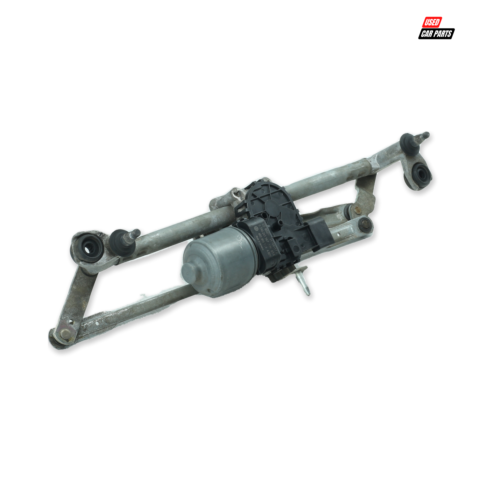 Used Wiper Motor With Linkage (Part Number 6R2955119A) for 2009 Volkswagen Polo Mk5 Hatchback TDI