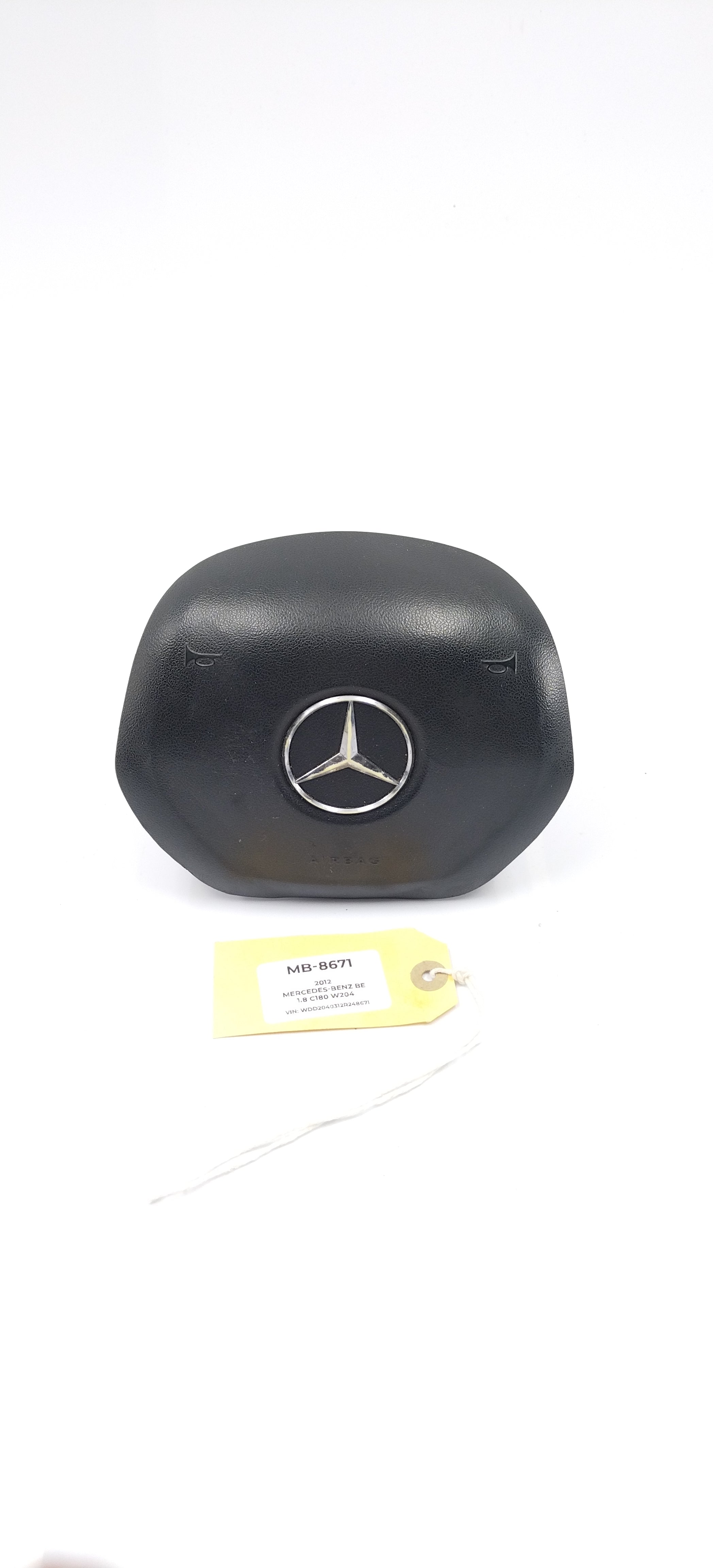 2012 Mercedes-Benz C180 Drivers Airbag