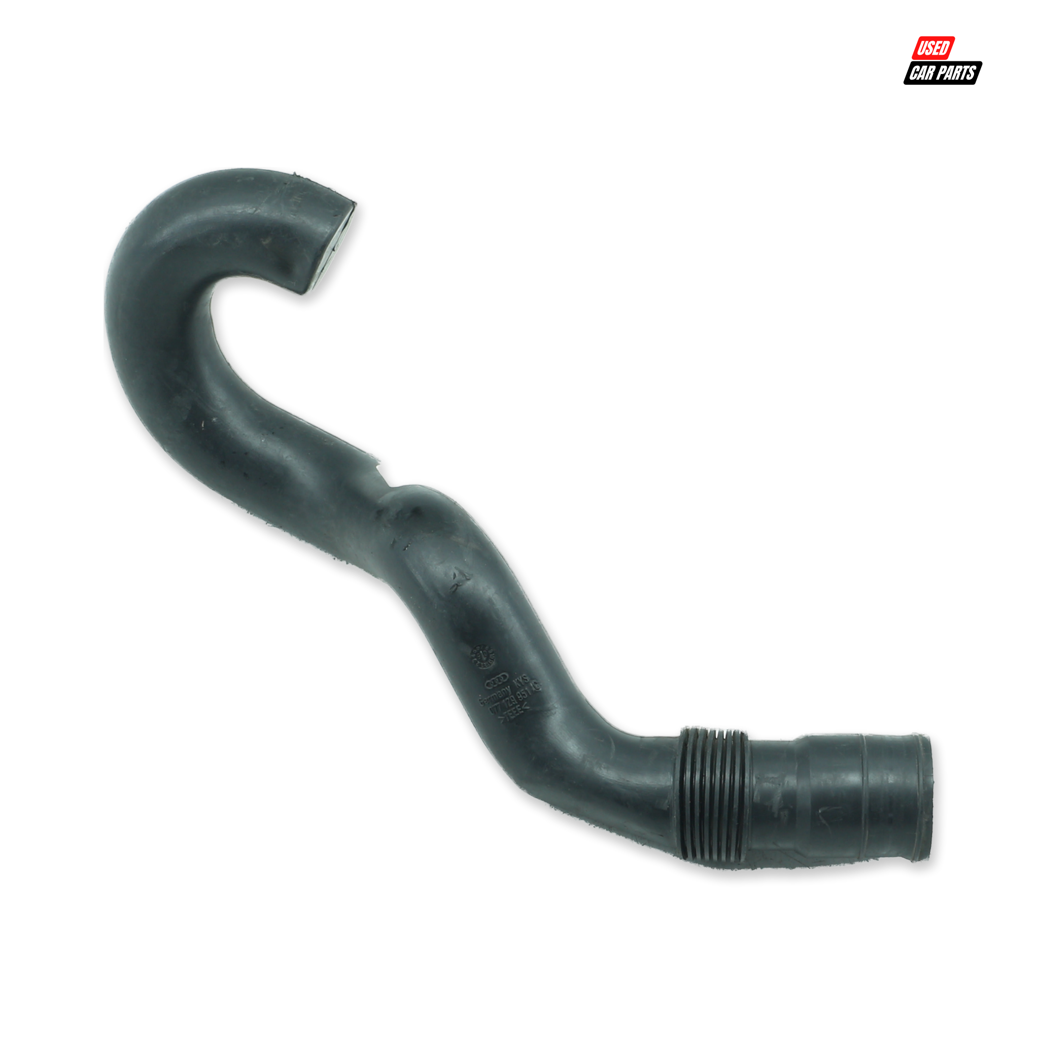 Used Air Intake Tube (Part Number 077129951C) for 2008 AUDI A8 4.2 QUATTRO
