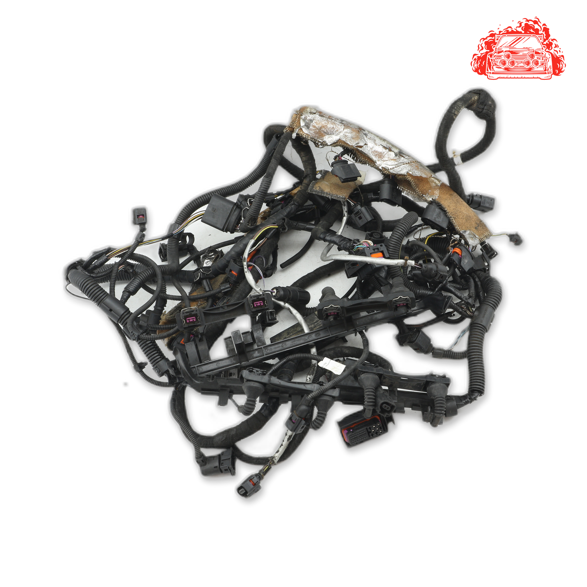 Used Audi A8 4.2 Quattro Engine Wiring Harness Loom - OEM Part 06A971824