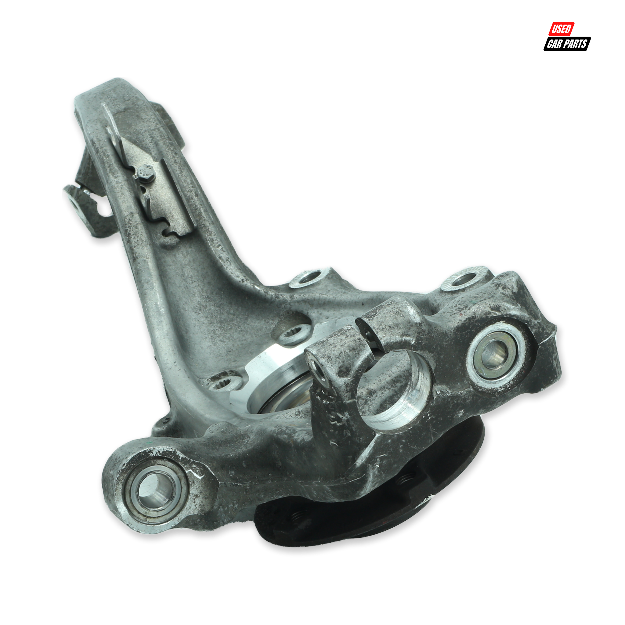 Used Driver Side Front Wheel Knuckle (Part Number 8K0407258G) for 2008 AUDI A4