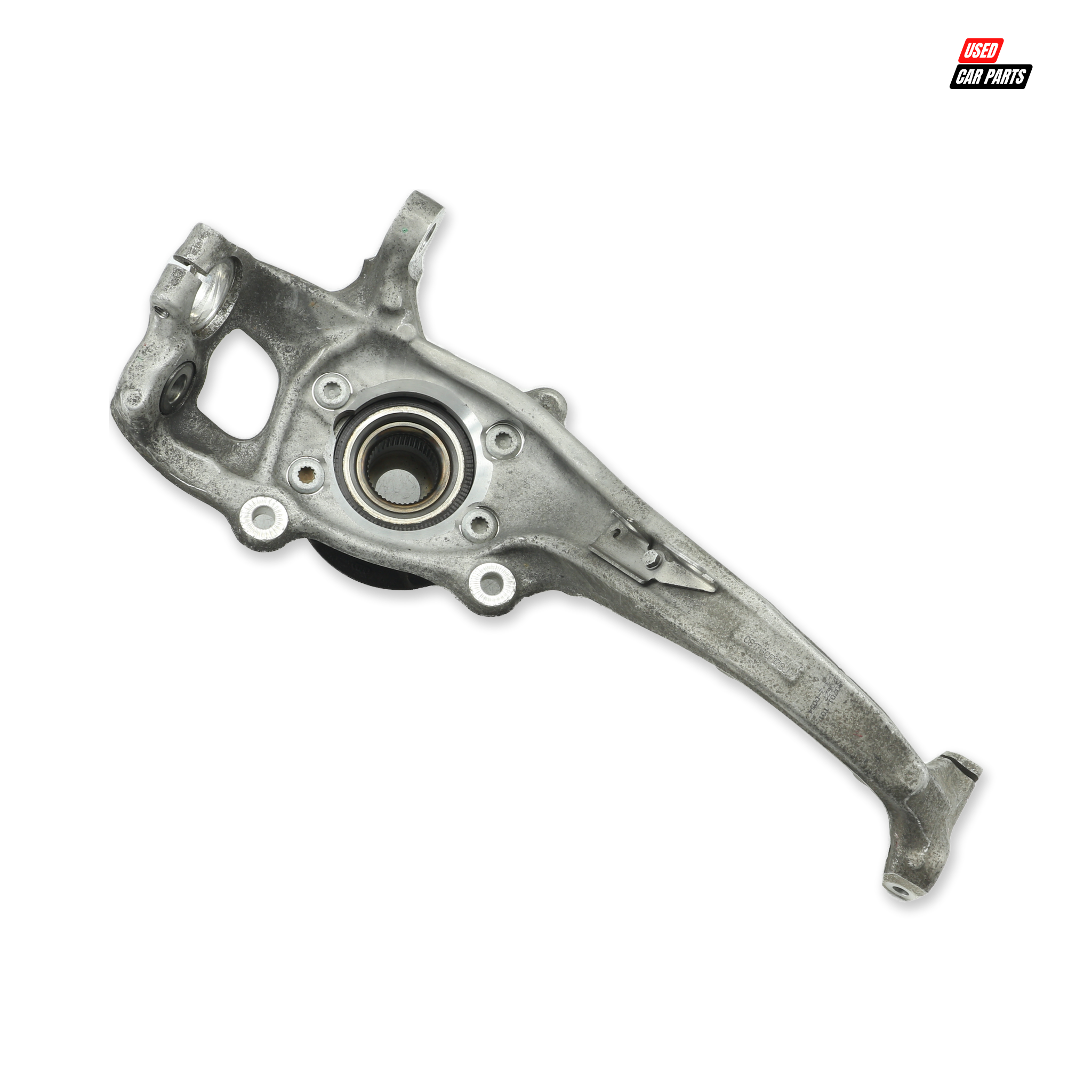 Used Driver Side Front Wheel Knuckle (Part Number 8K0407258G) for 2008 AUDI A4