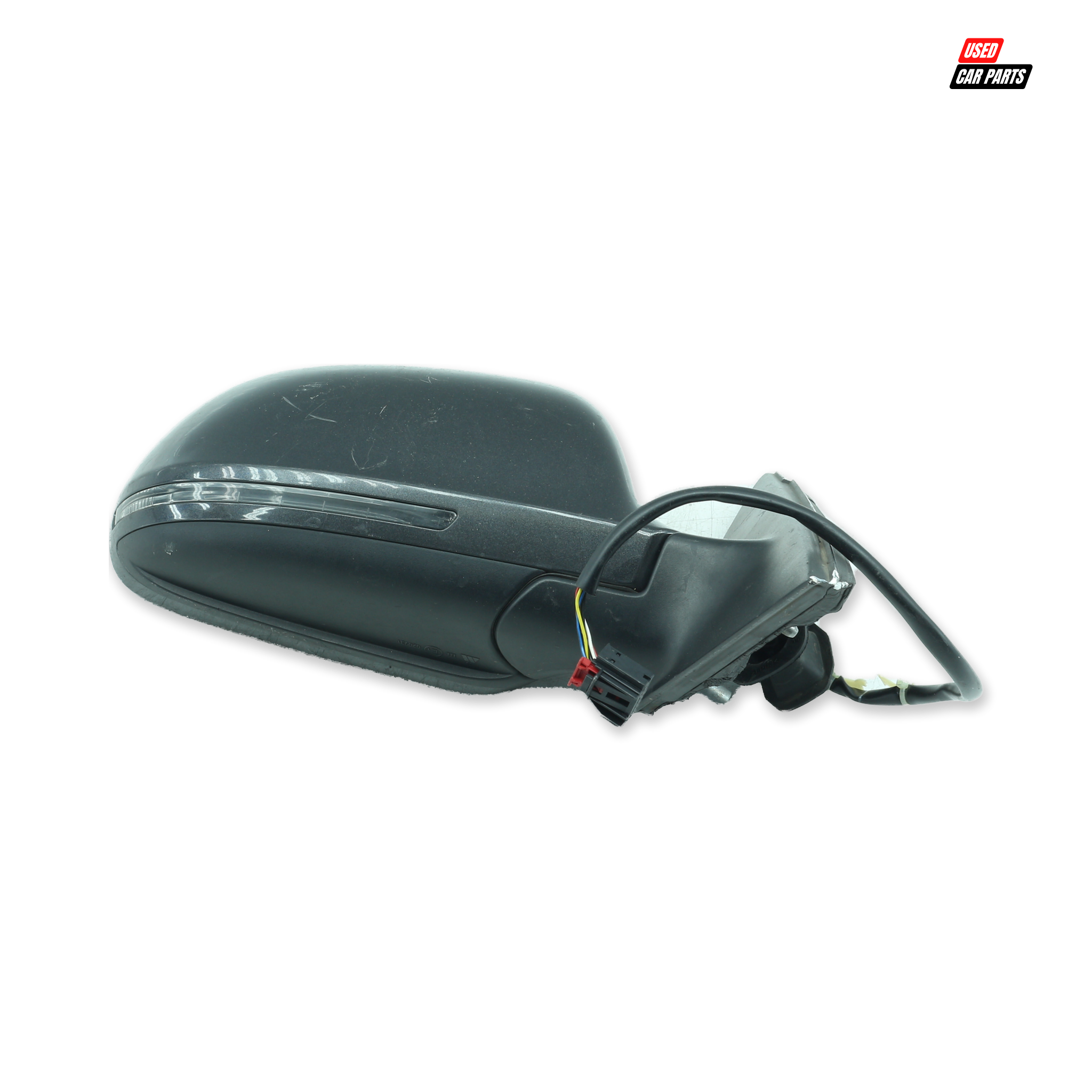 Used Drivers Side View Mirror (Part Number E1020931) for 2008 AUDI A4