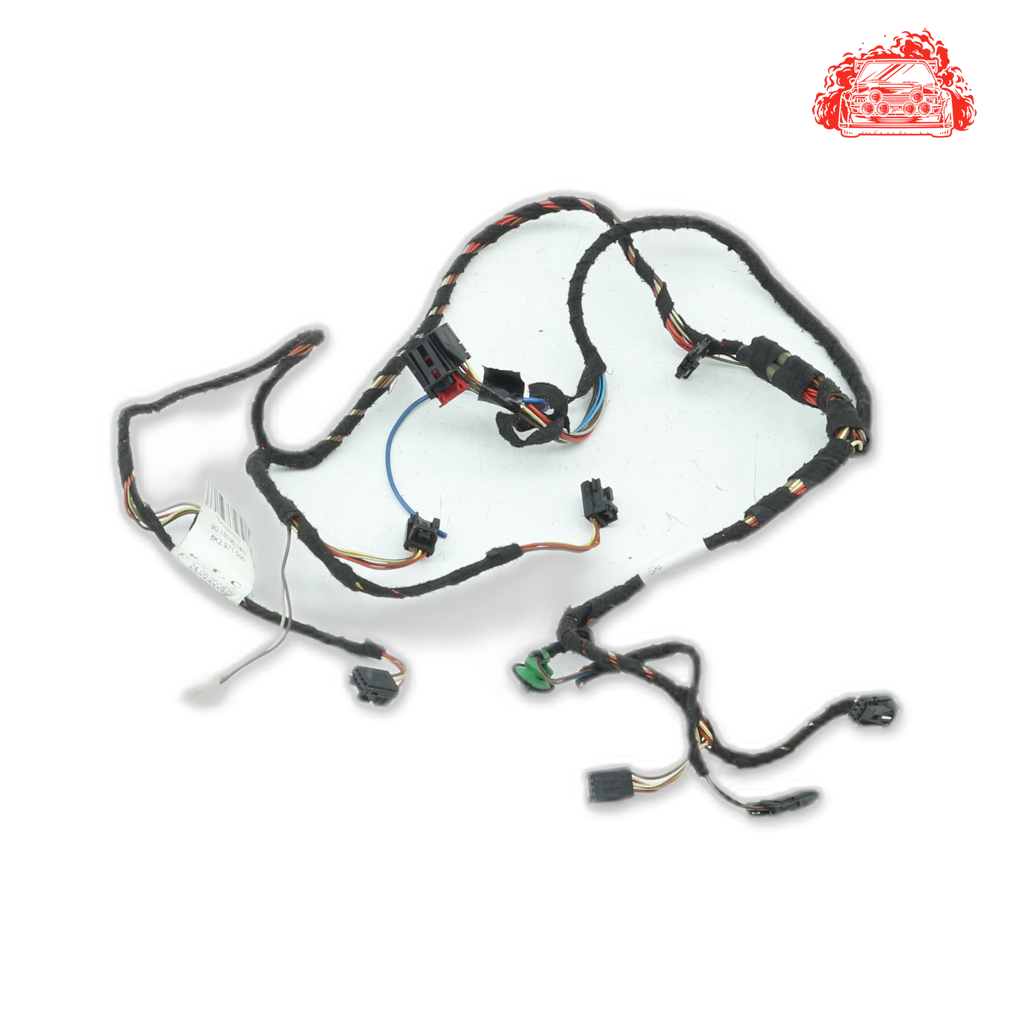 Used AUDI A4 Heater Blower Resistor Wiring Harness - OEM Part 8K2971566