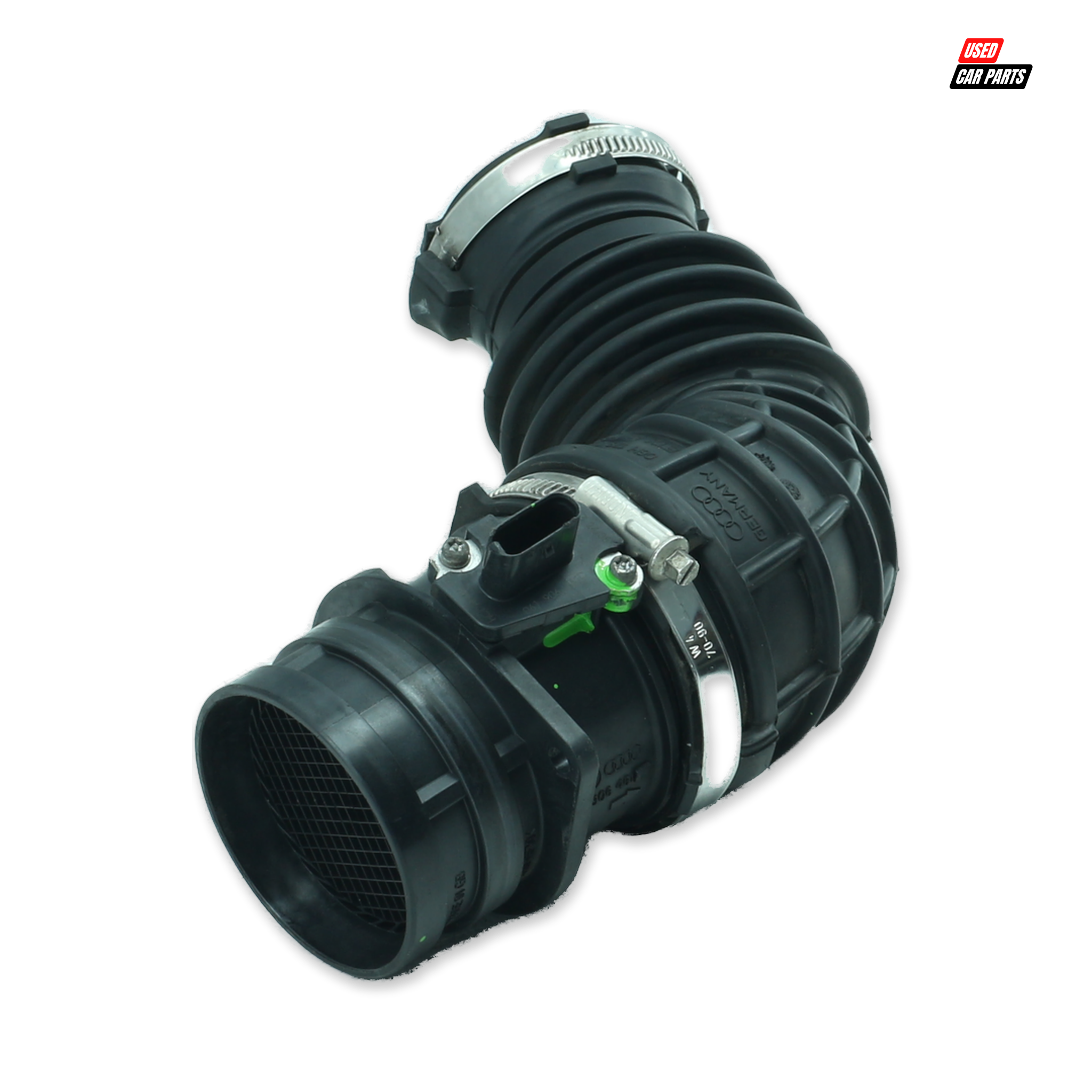 Used Mass Air Flow Sensor (Part Number 06J906461D) for 2008 Audi A4